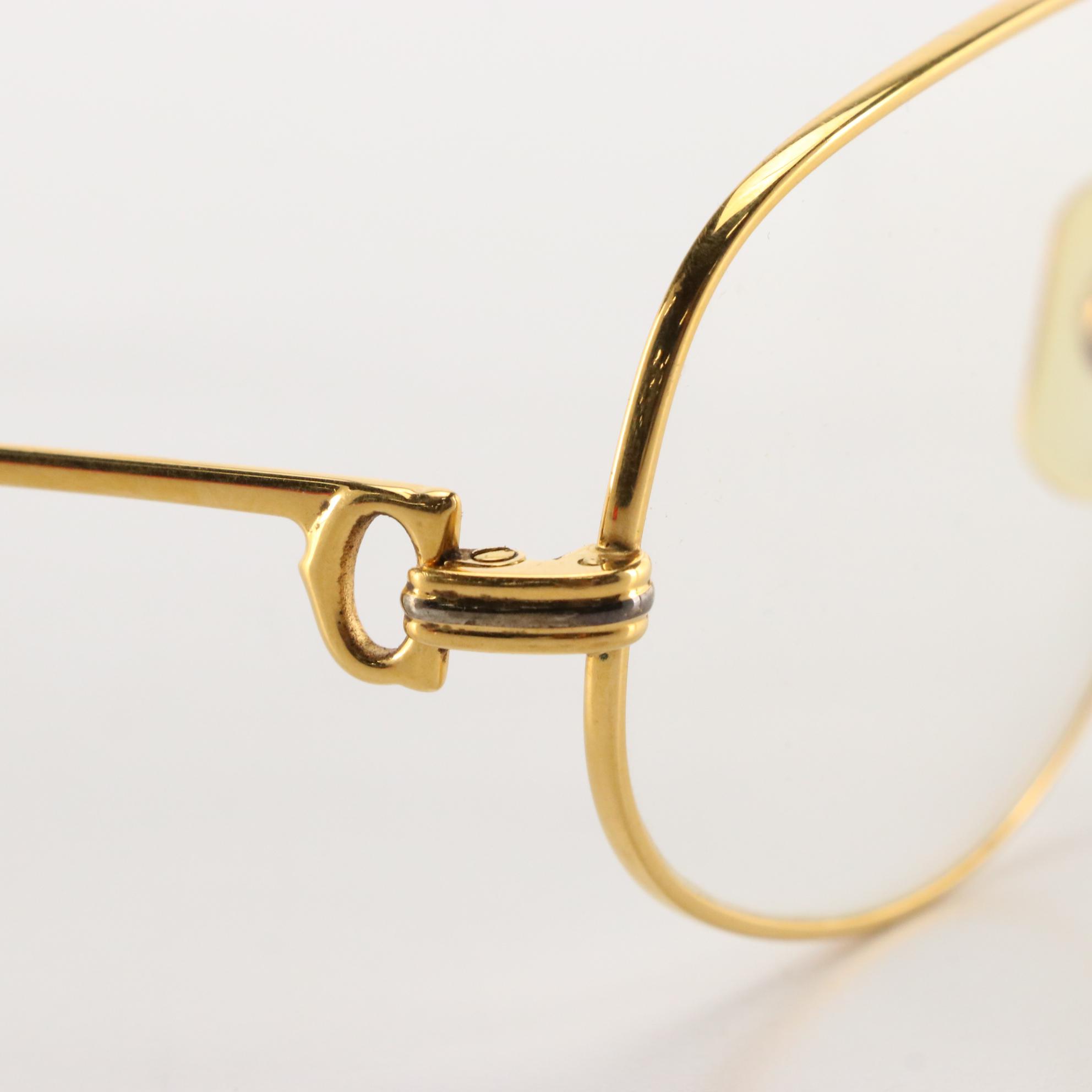 Cartier Must de Cartier Eyeglasses with Prescription Lenses EBTH