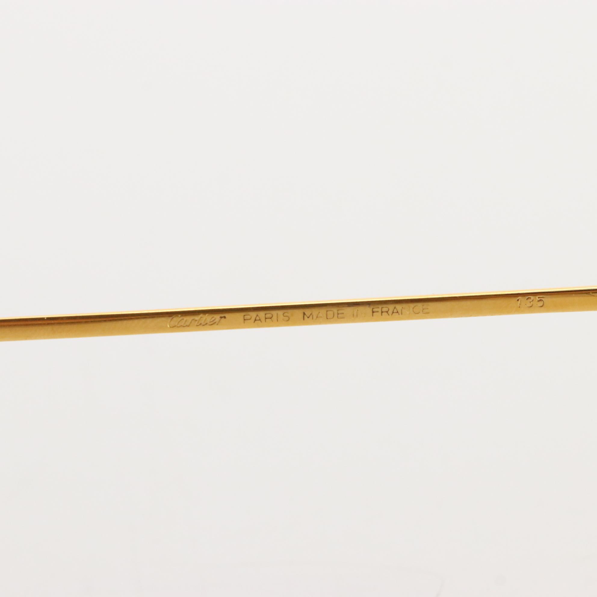 Cartier Must de Cartier Eyeglasses with Prescription Lenses