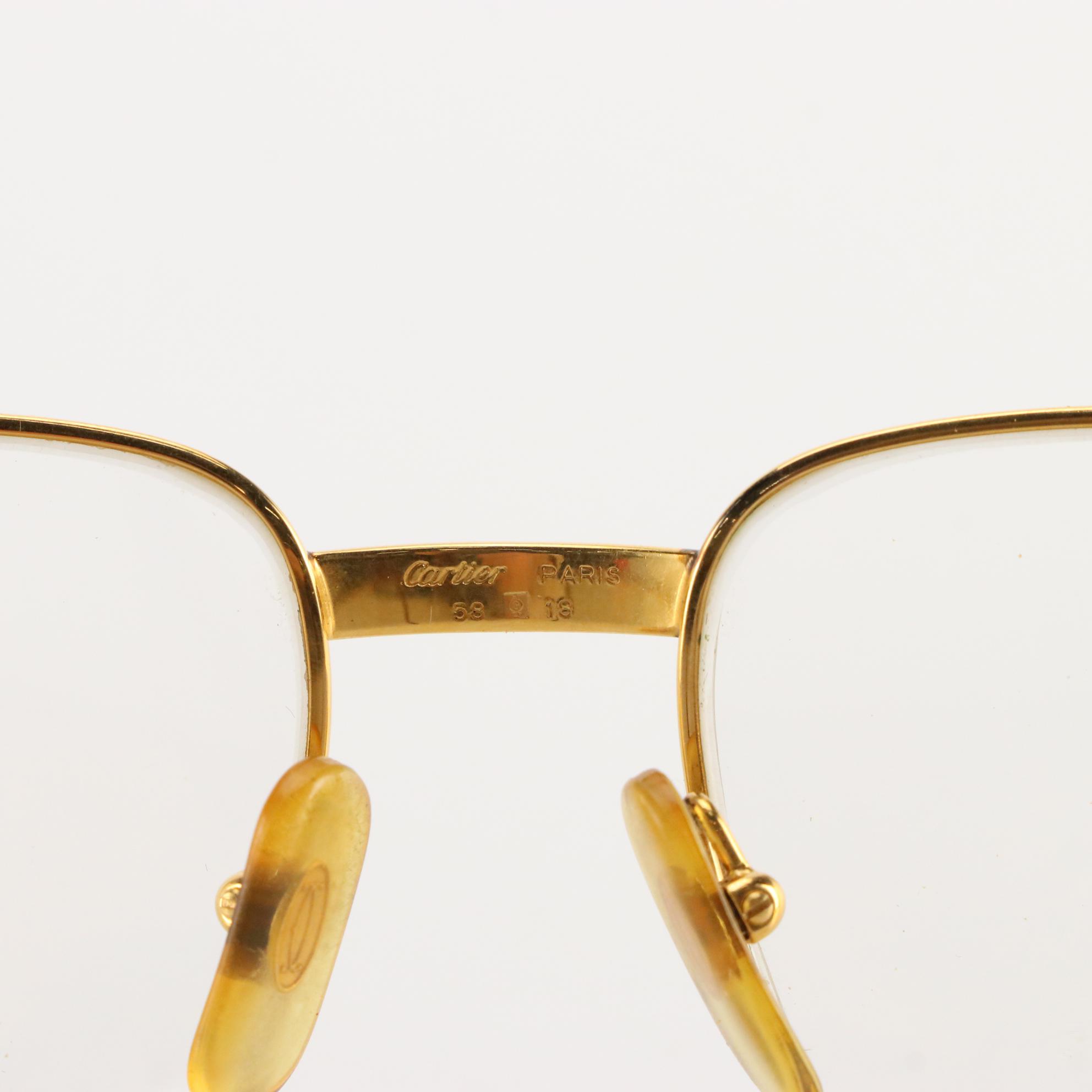 Cartier Must de Cartier Eyeglasses with Prescription Lenses