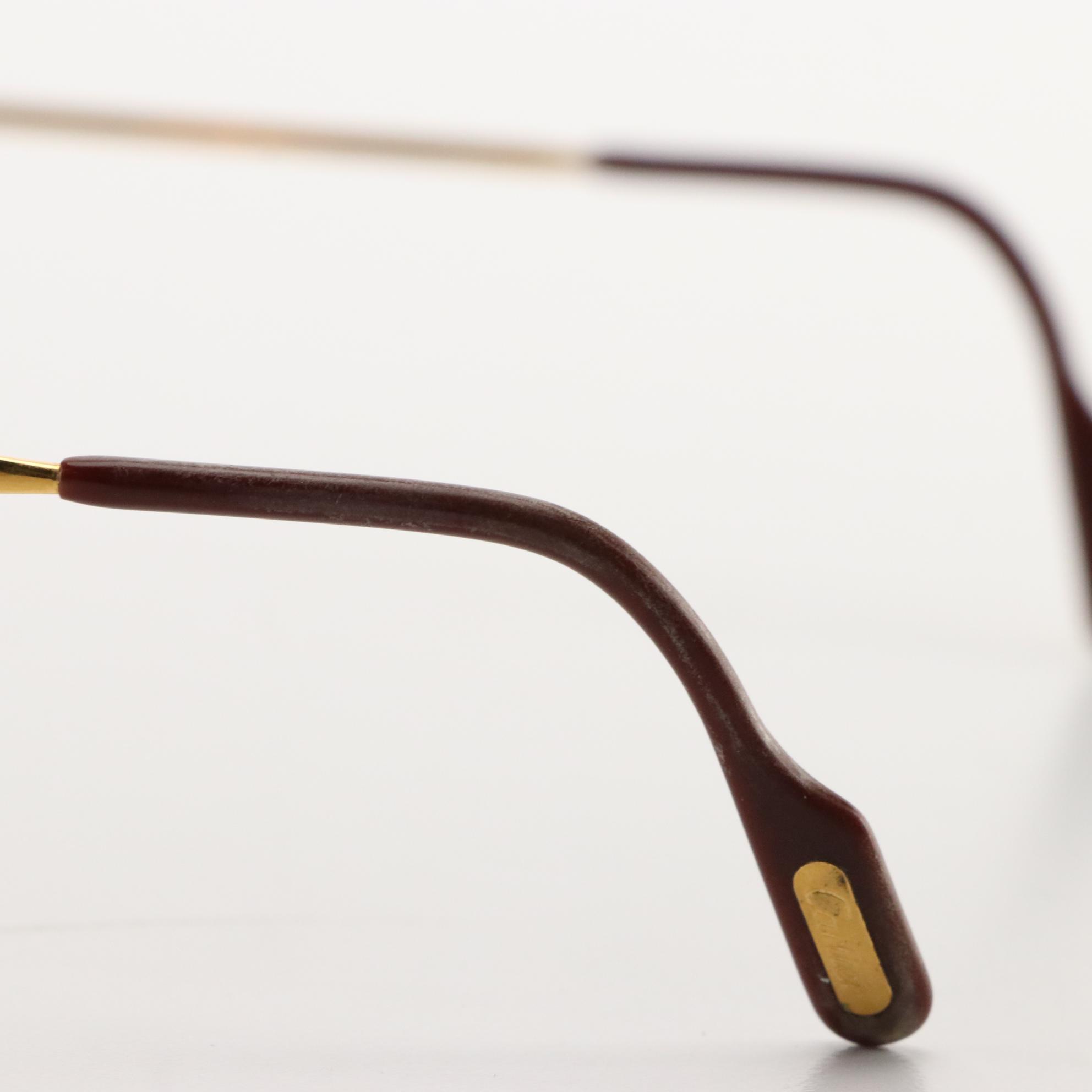 Cartier Must de Cartier Eyeglasses with Prescription Lenses