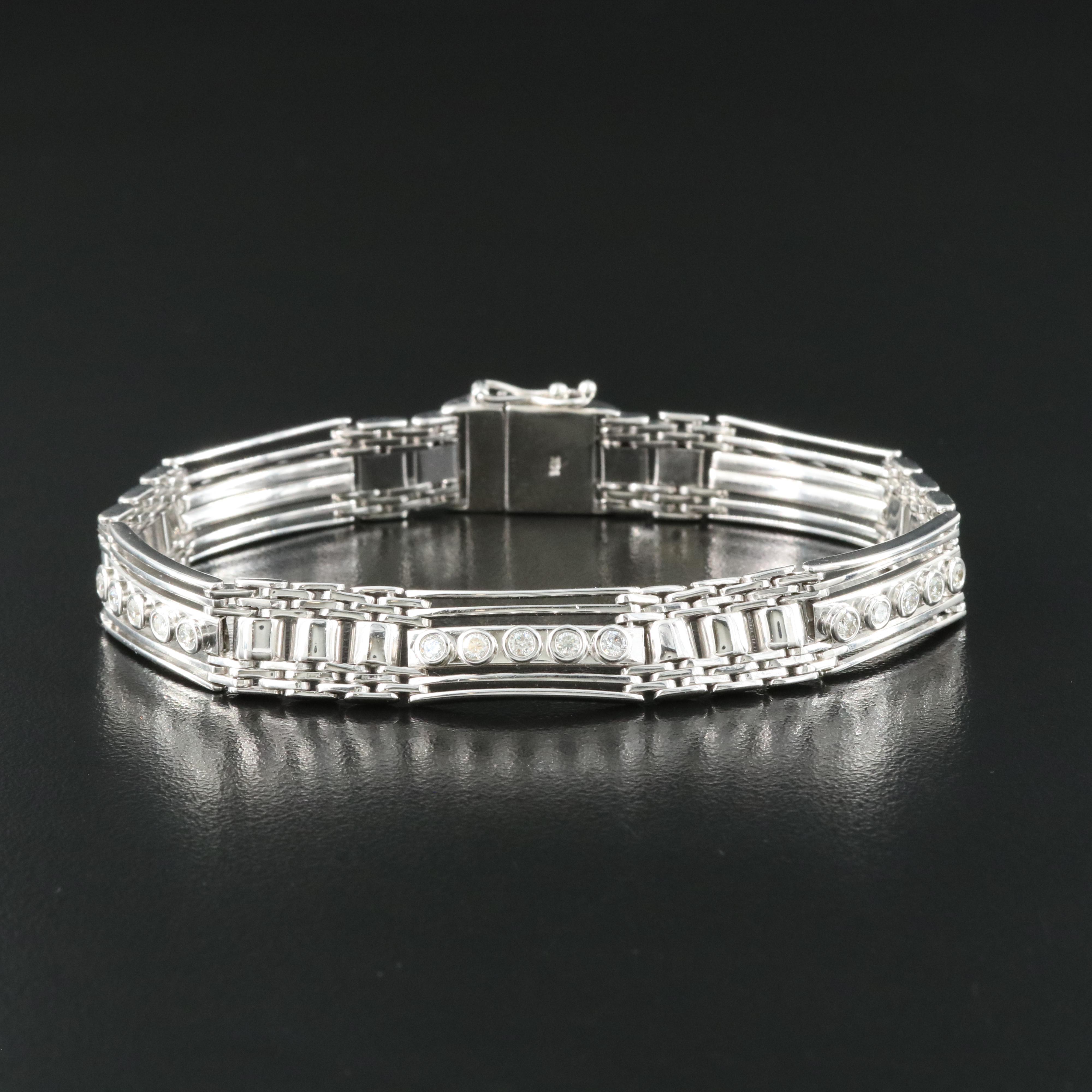 14K 1.00 CTW Diamond Bracelet