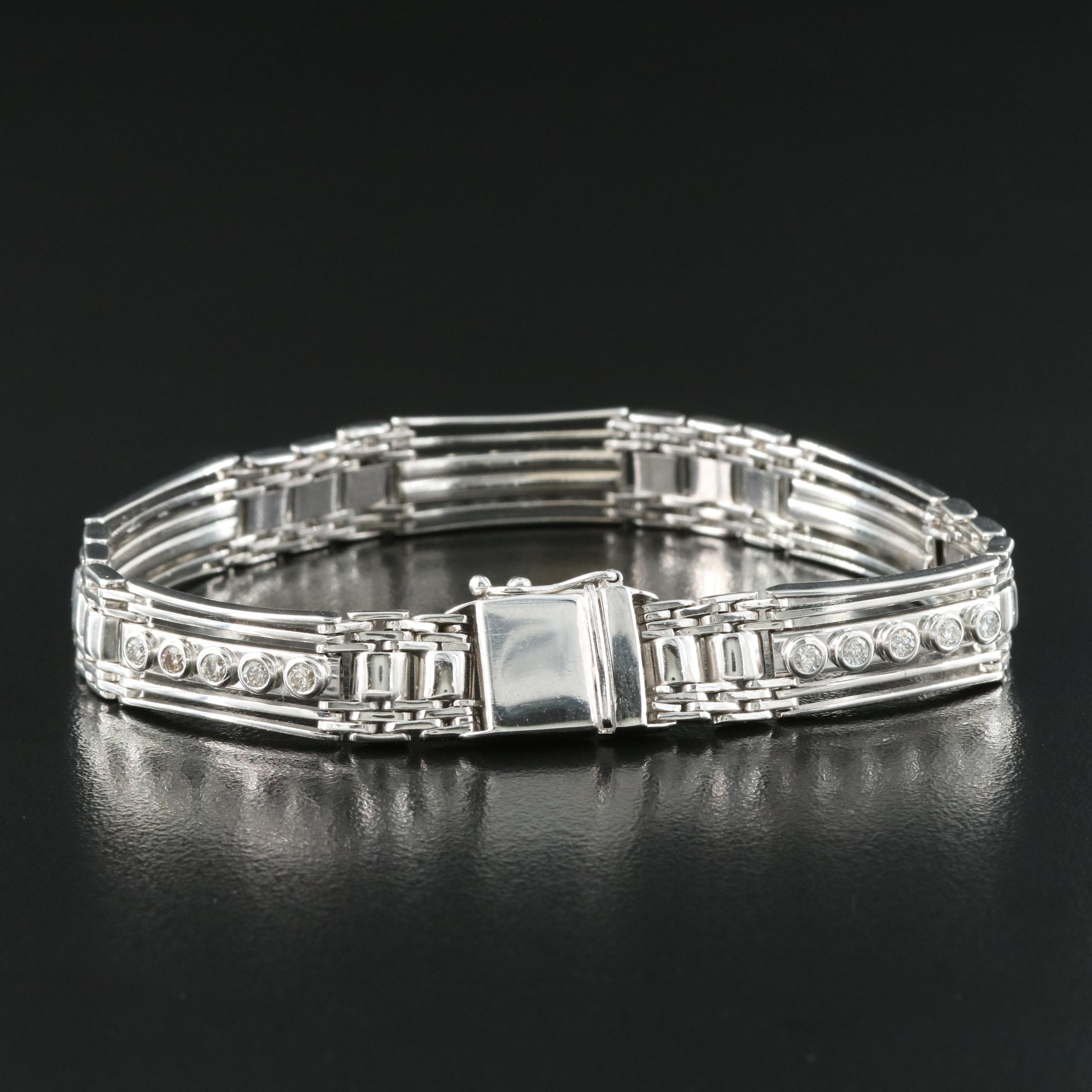 14K 1.00 CTW Diamond Bracelet