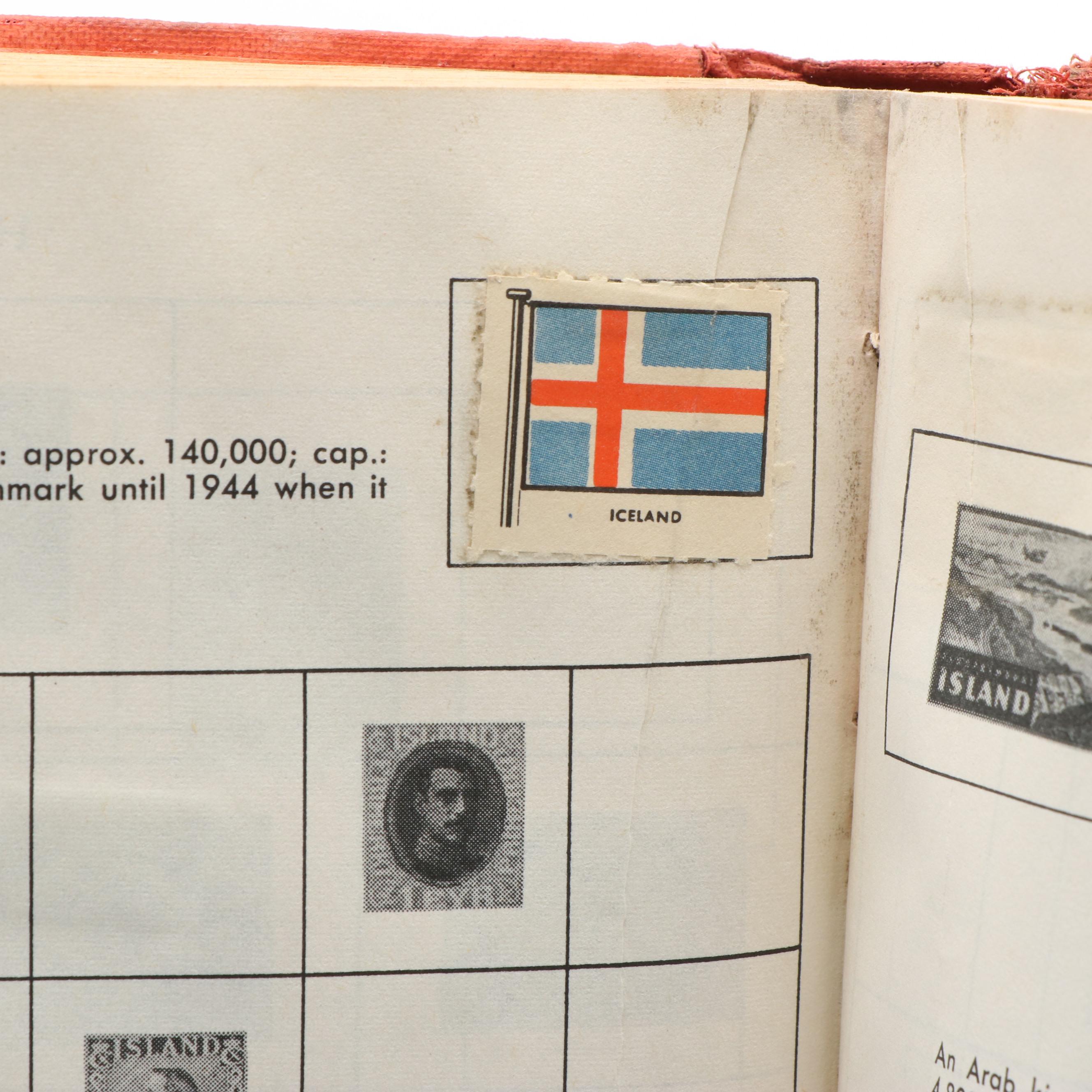 Album and Loose Pages of World Postage Stamps