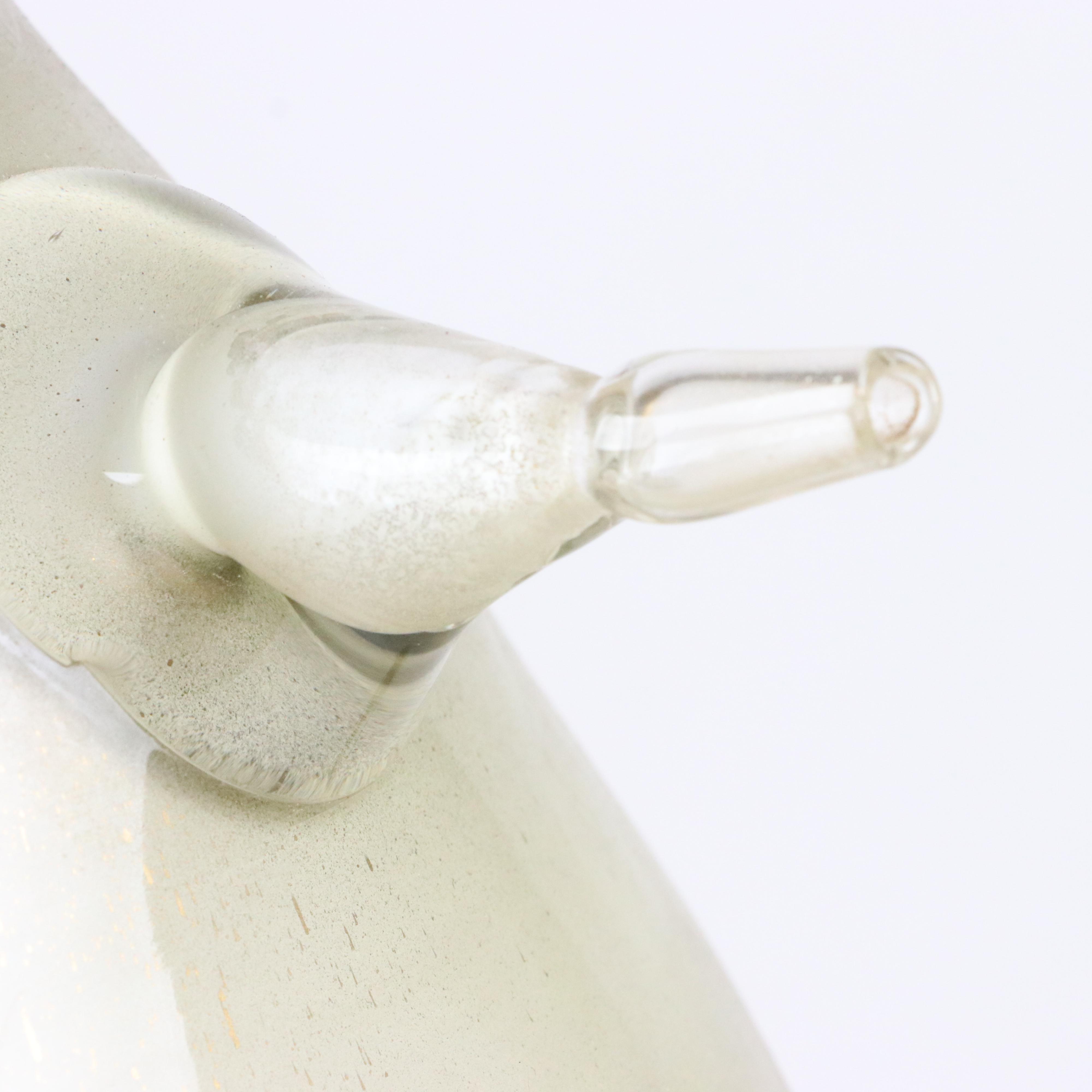 Berger Mid Century Modern Blown Glass Table Lamp