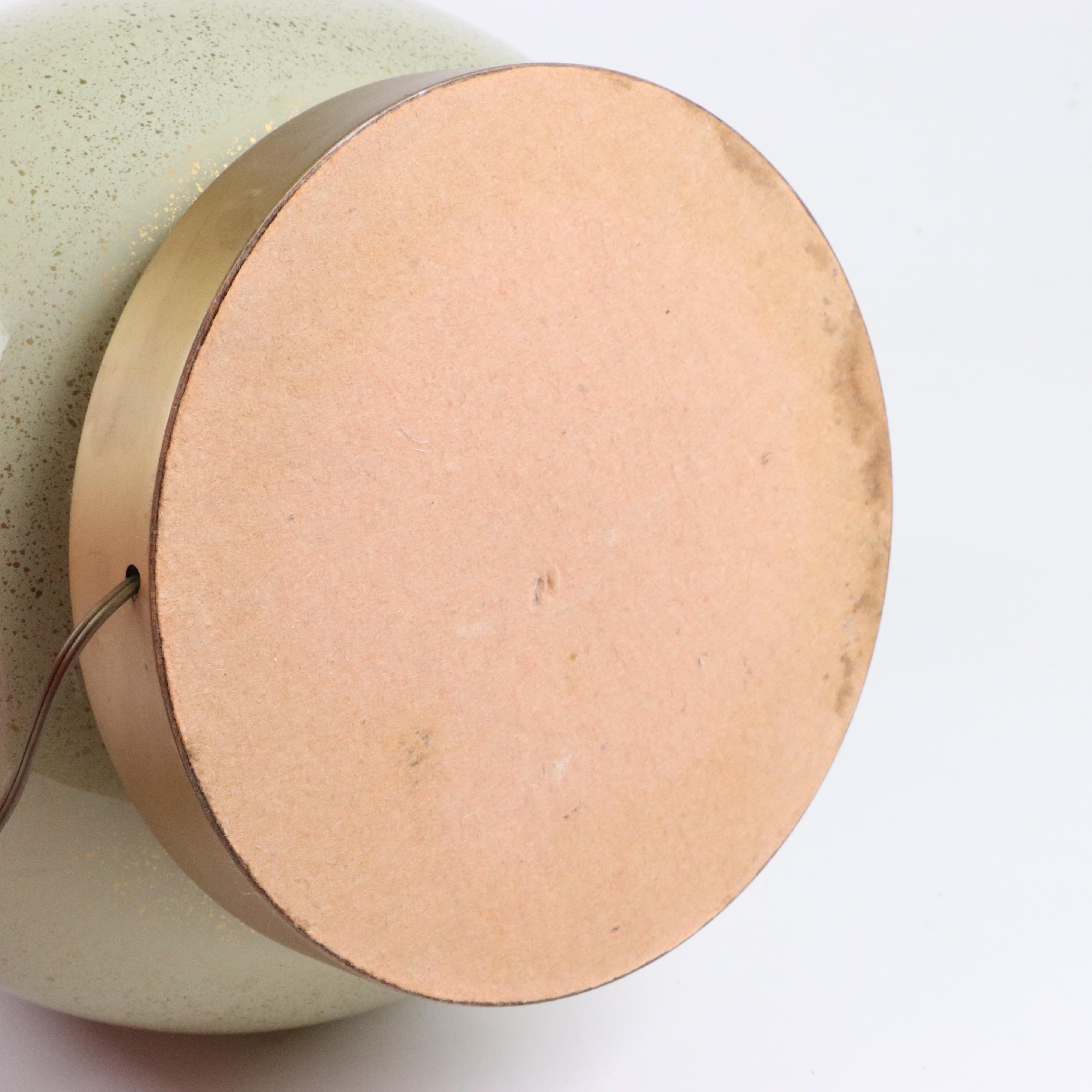 Berger Mid Century Modern Blown Glass Table Lamp