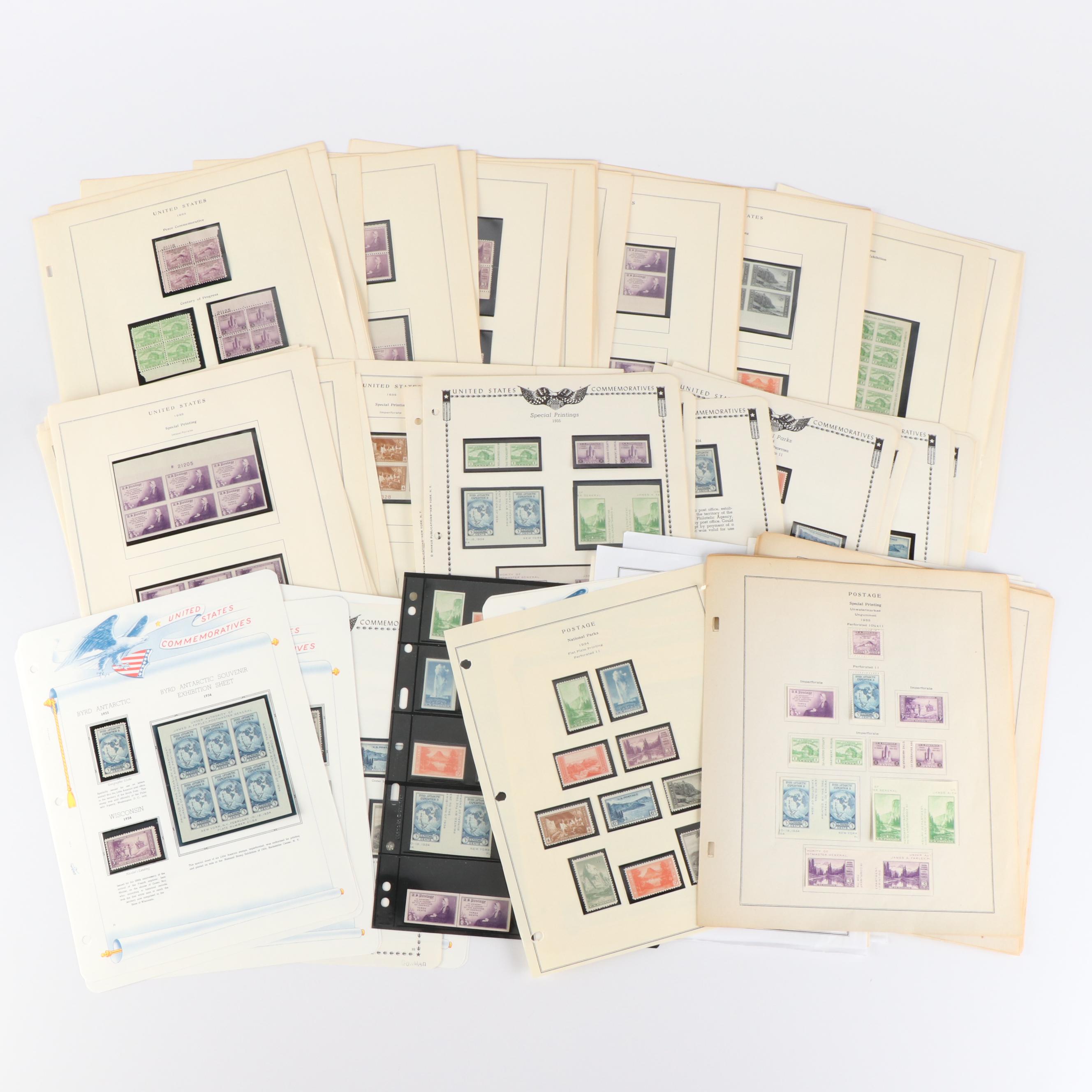 Comprehensive Mint Condition Farley Postage Stamp Collection
