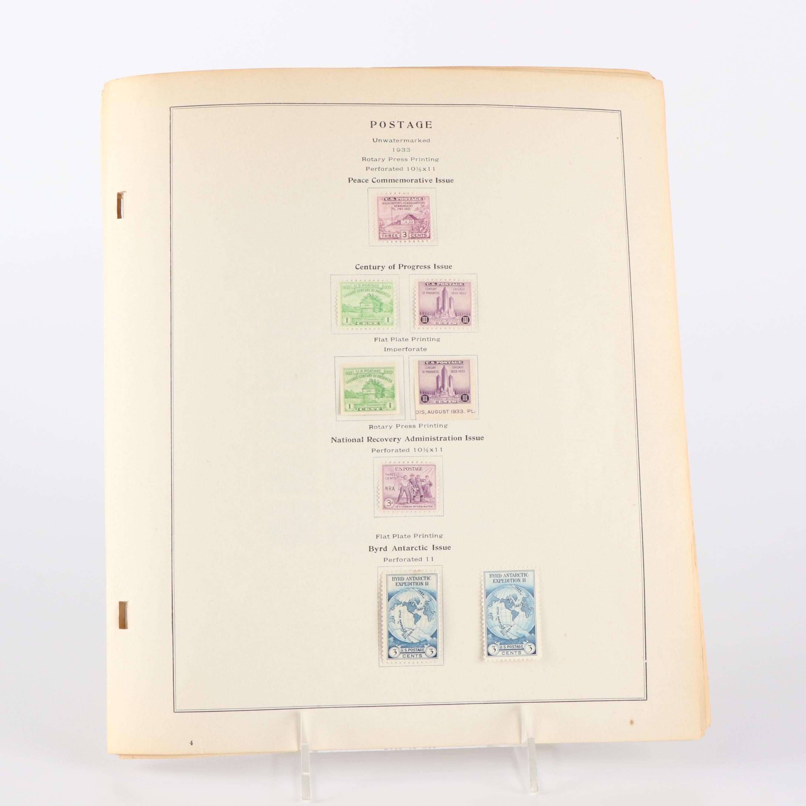 Comprehensive Mint Condition Farley Postage Stamp Collection