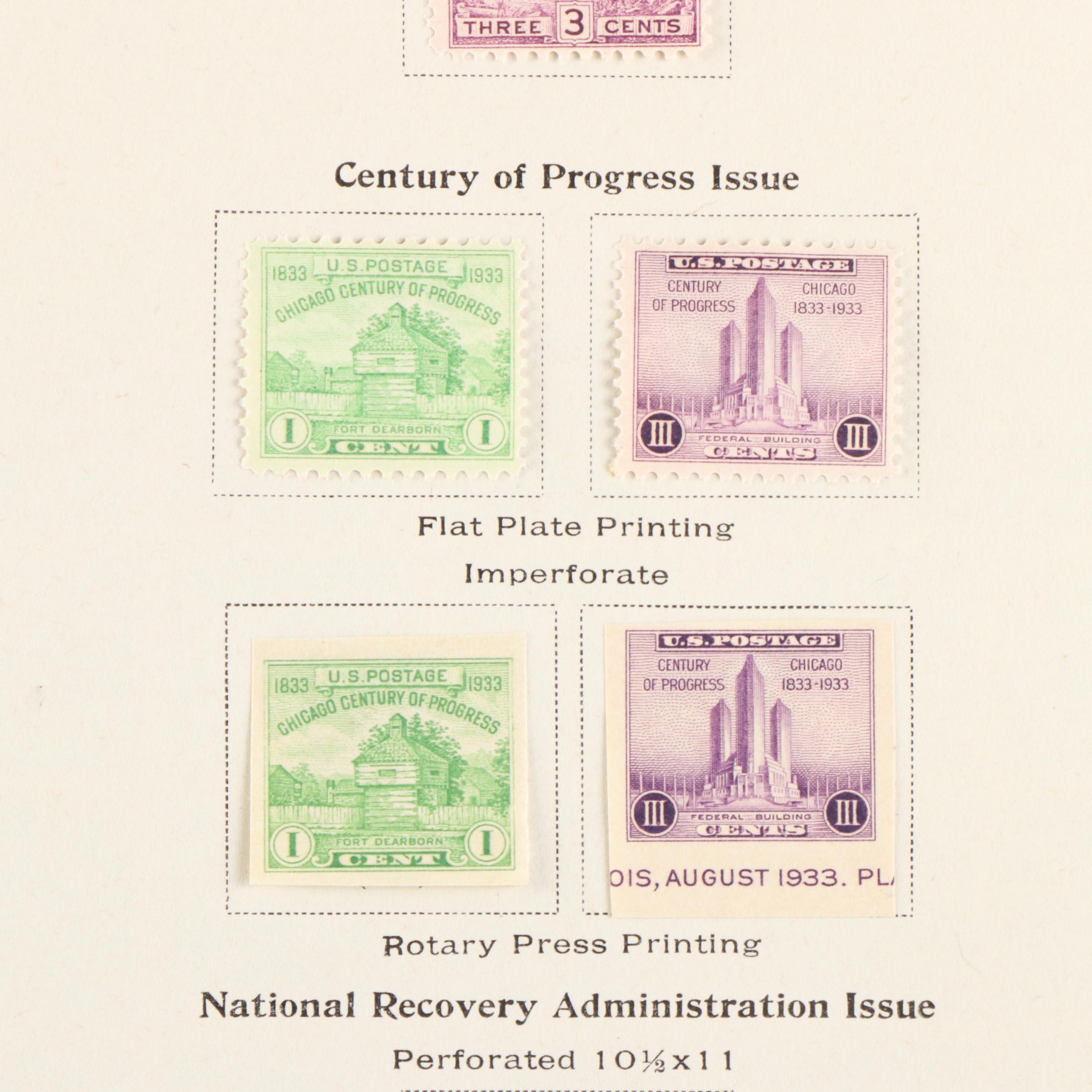 Comprehensive Mint Condition Farley Postage Stamp Collection