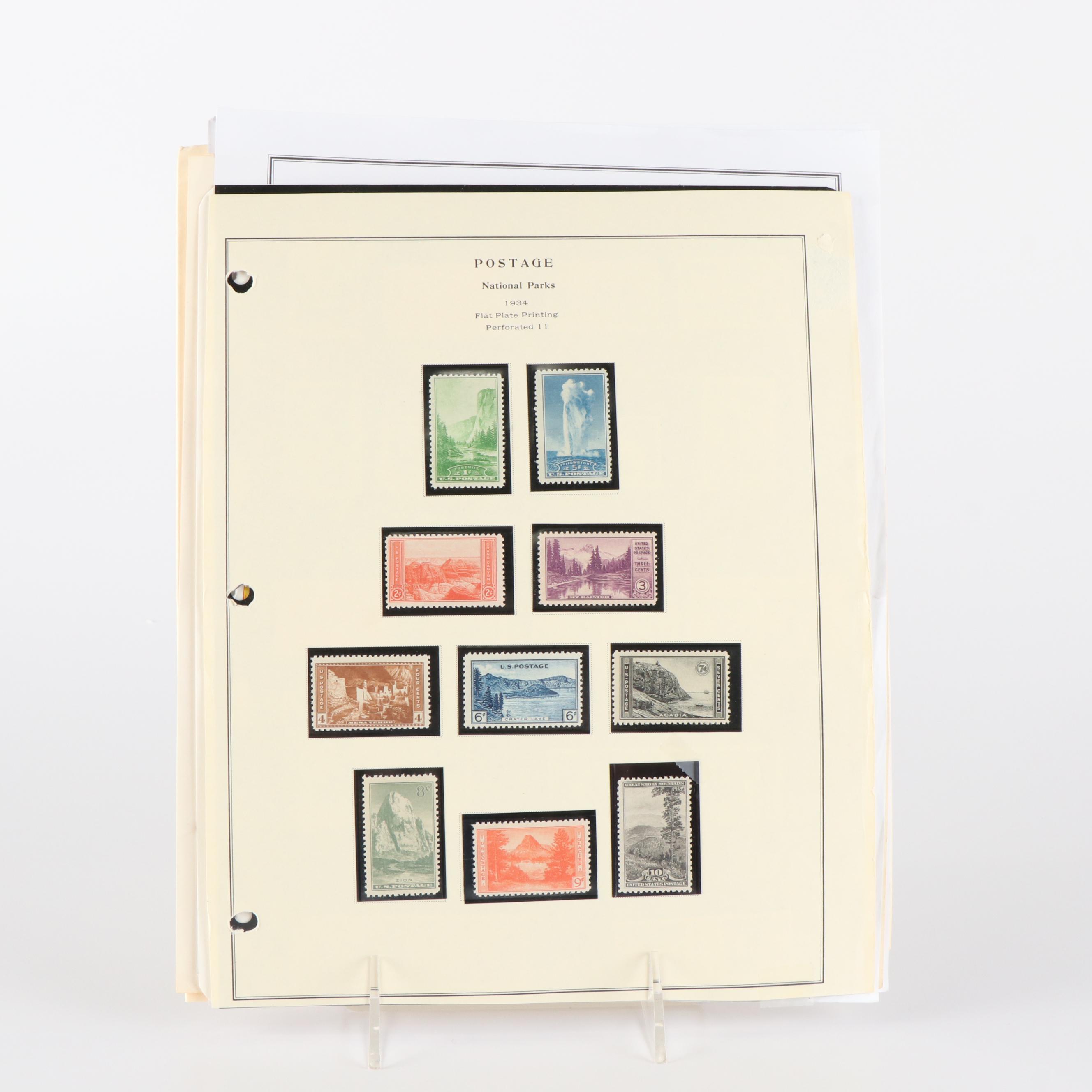 Comprehensive Mint Condition Farley Postage Stamp Collection