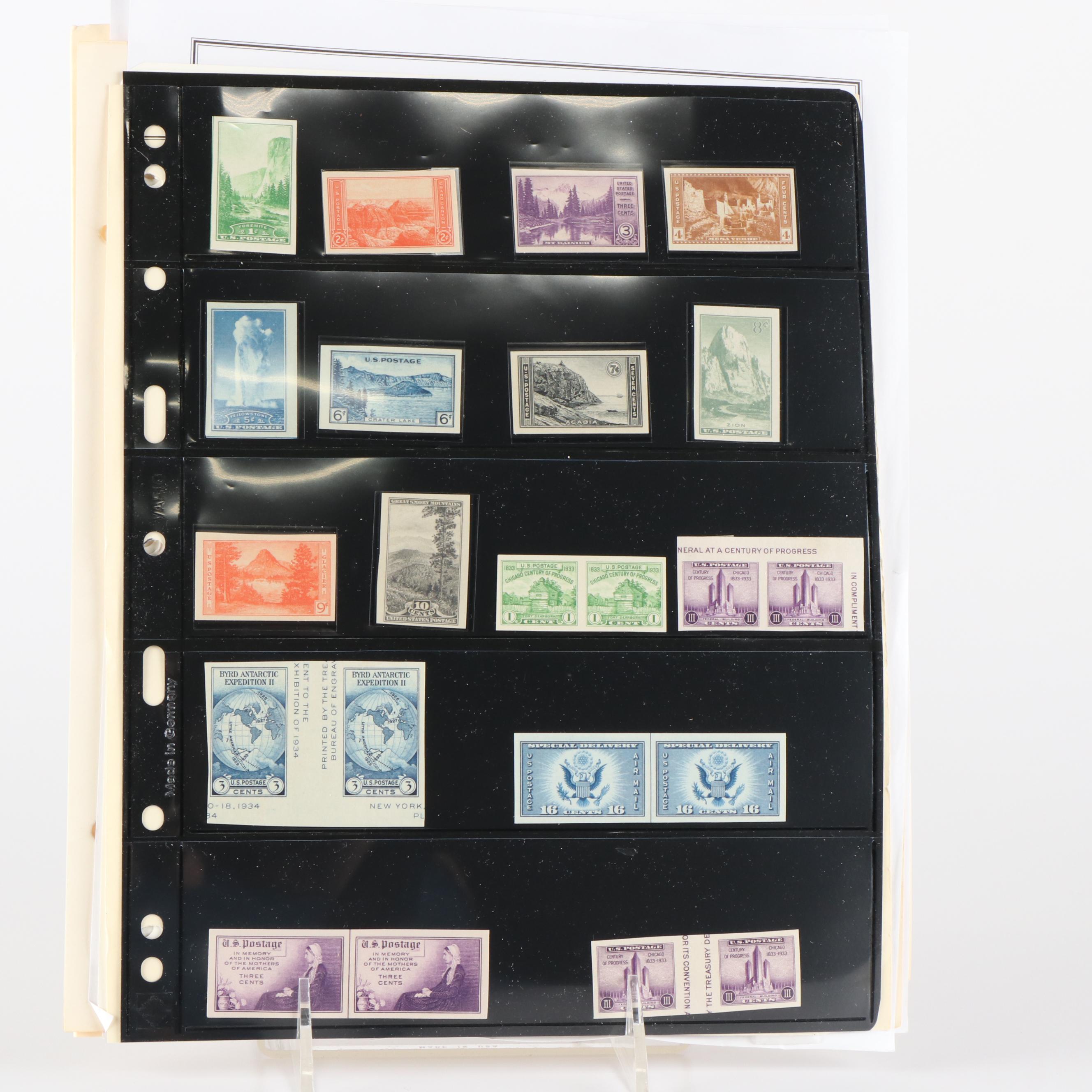 Comprehensive Mint Condition Farley Postage Stamp Collection