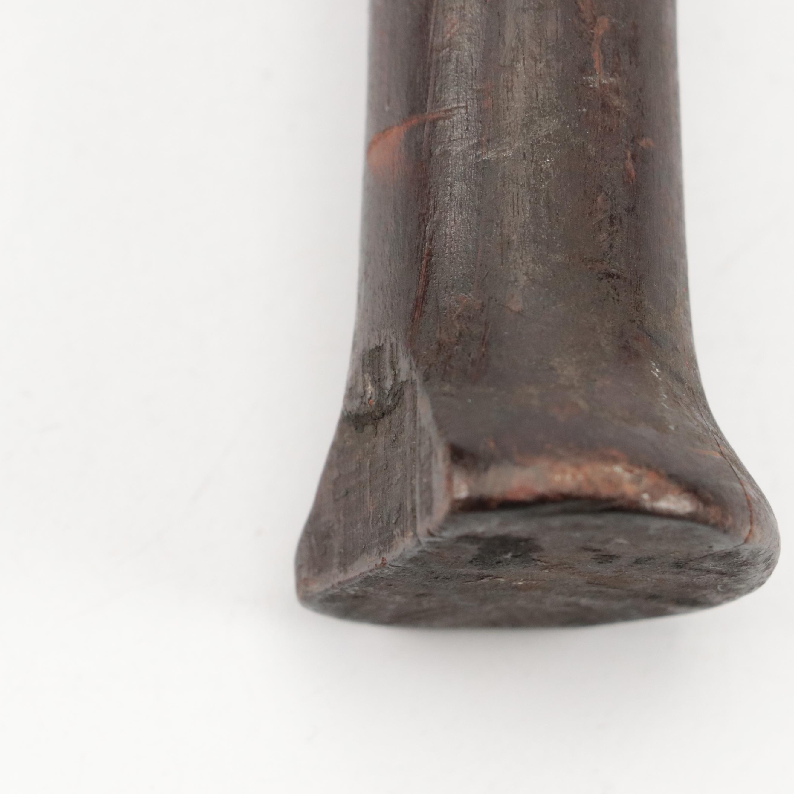 Zimbabwe Kuba Ebony and Iron Ceremonial Axes