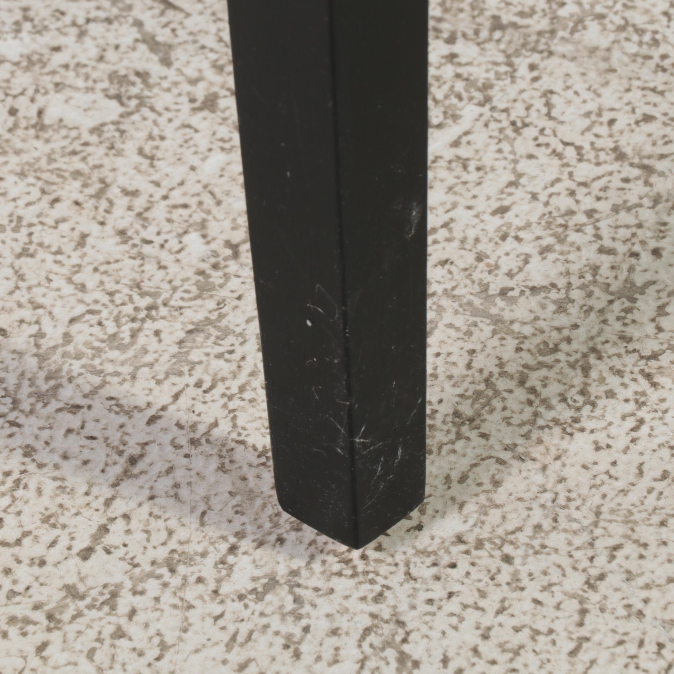 Two American Primitive Style Wooden Side Tables