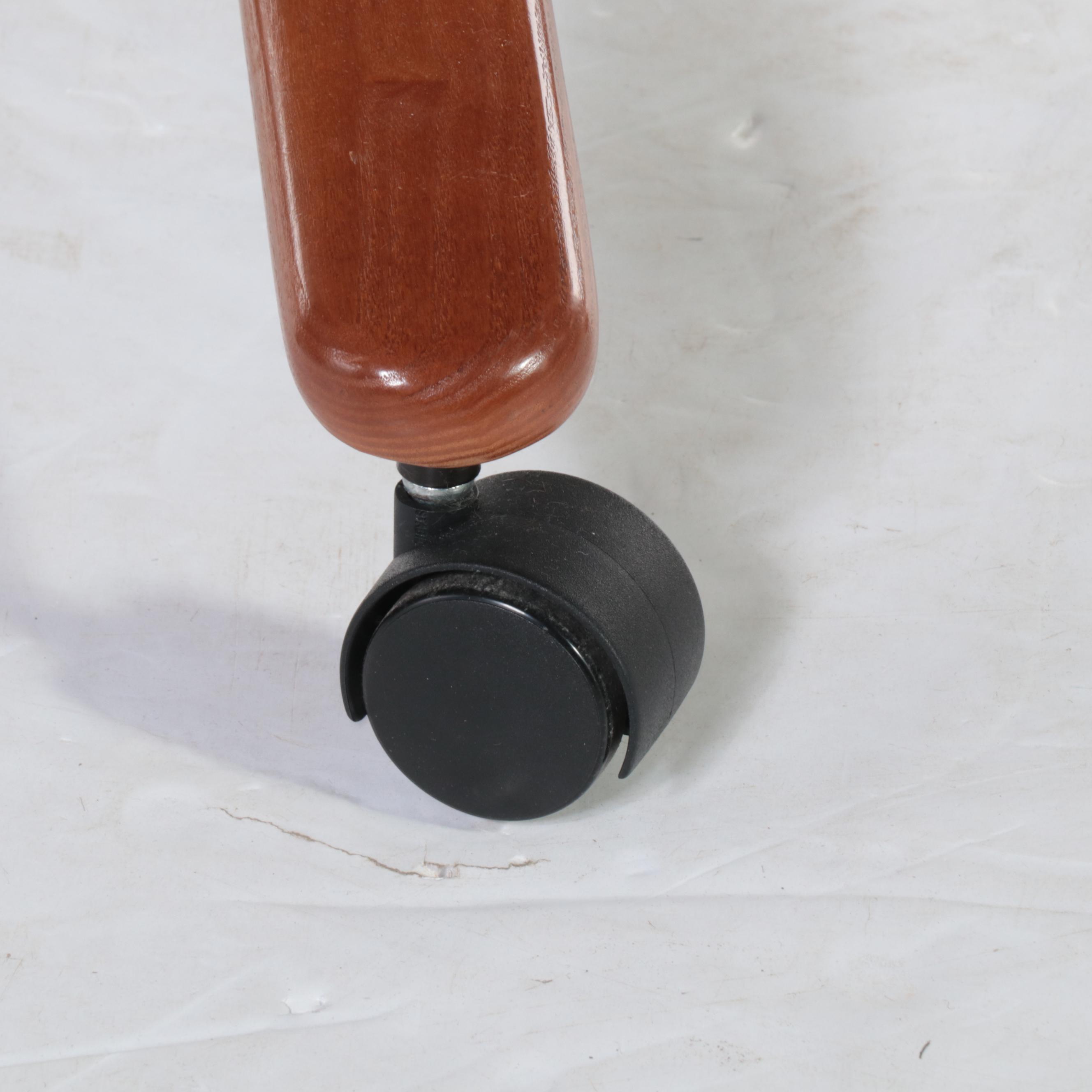 The Hon Company Bourbon Cherry Faux Leather Desk Chair