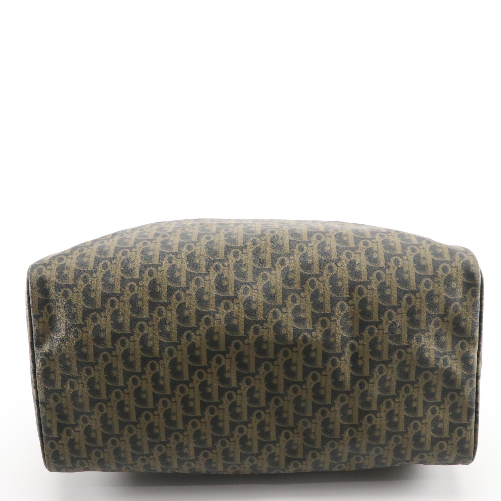 Christian Dior Oblique Monogram Coated Canvas Duffle Bag