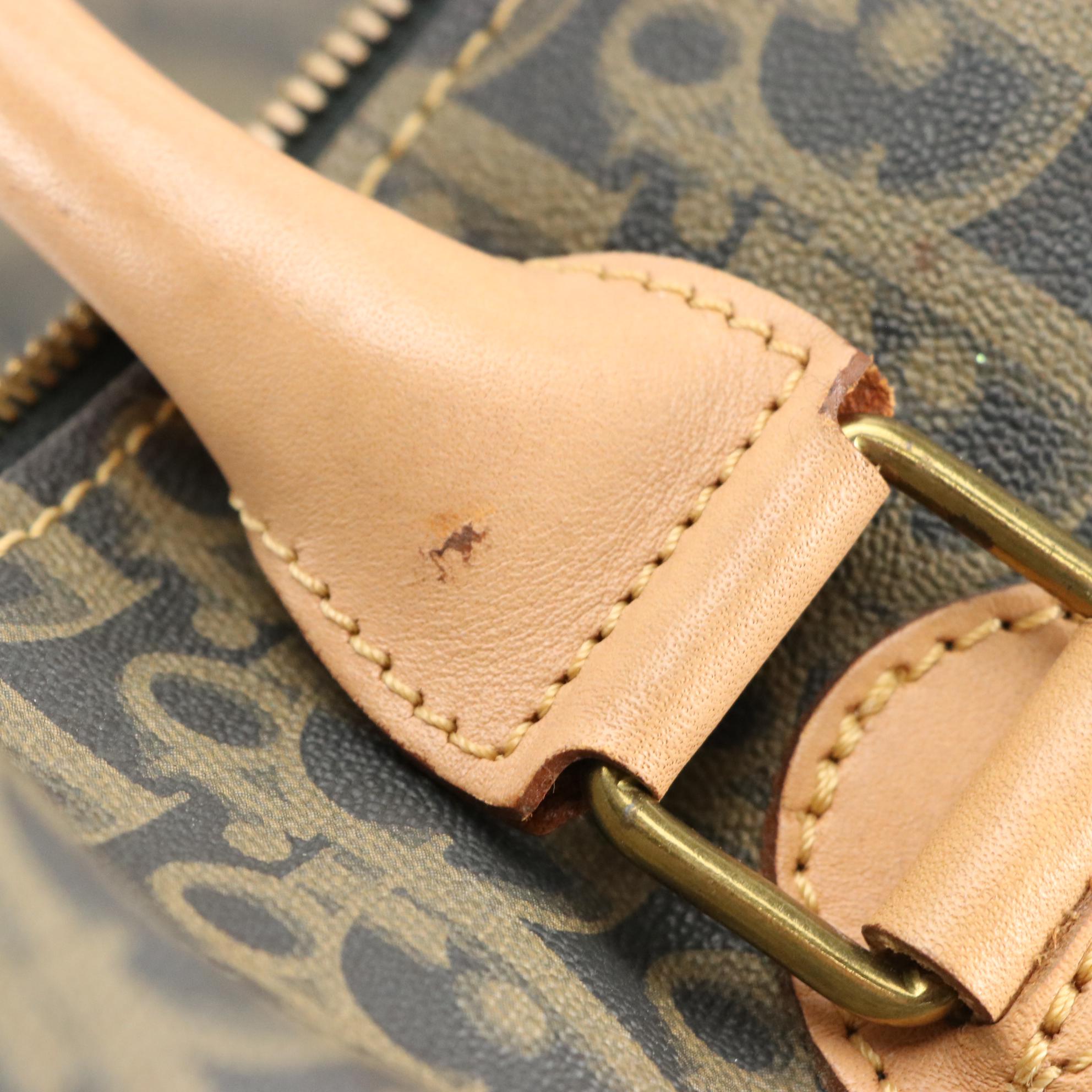 Christian Dior Oblique Monogram Coated Canvas Duffle Bag