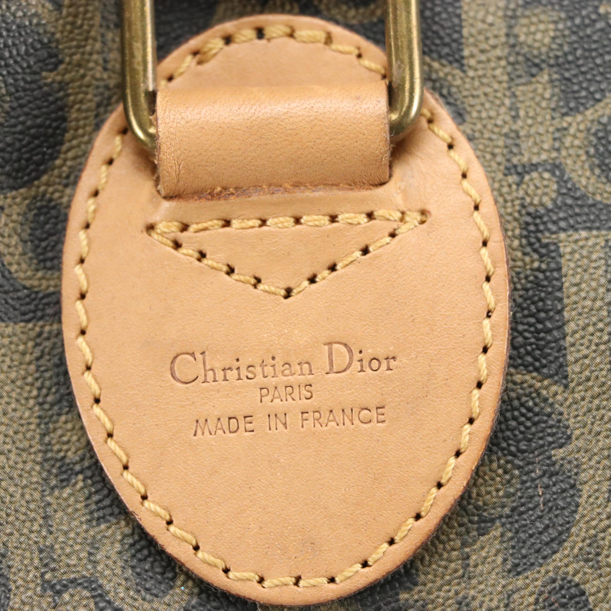 Christian Dior Oblique Monogram Coated Canvas Duffle Bag