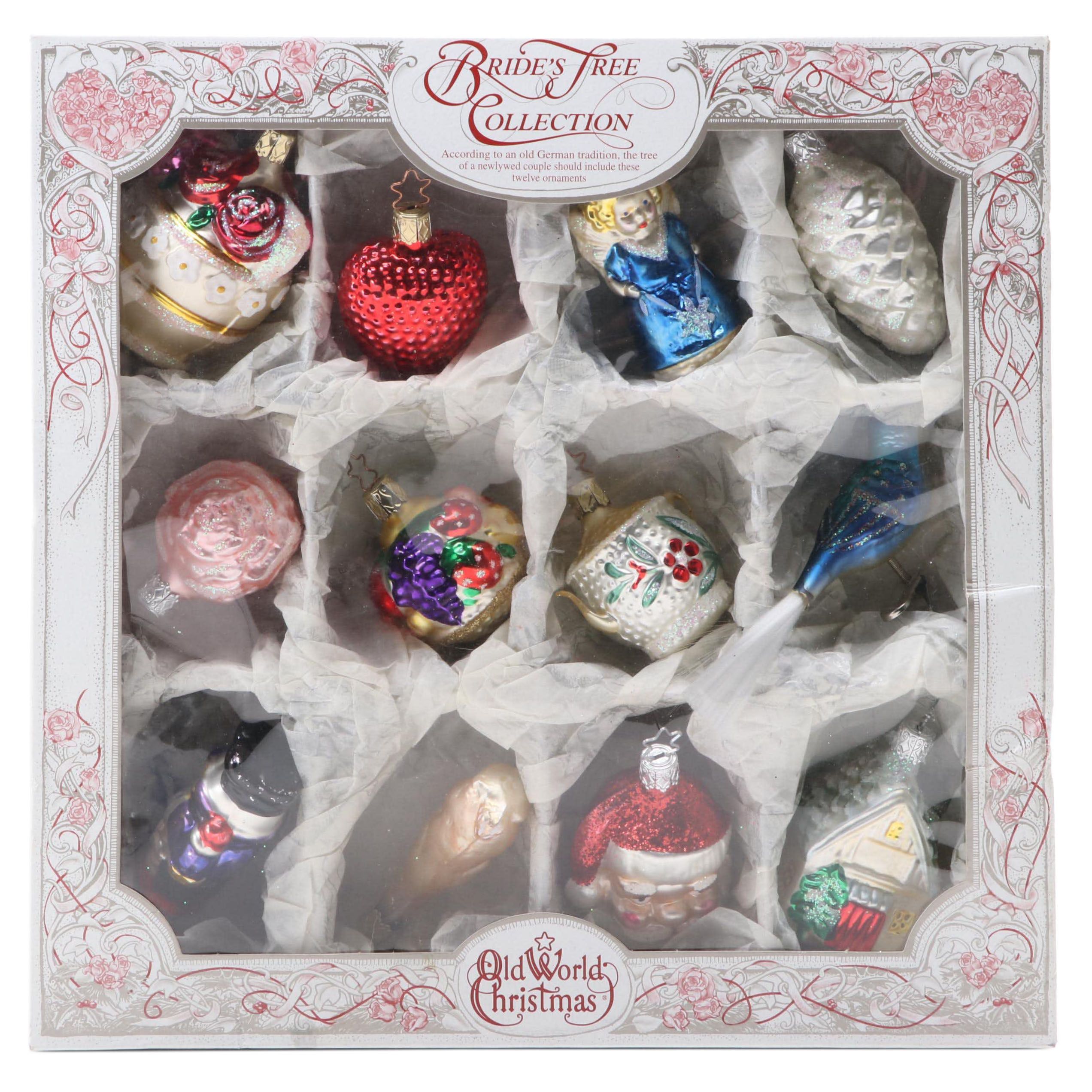 Old World Christmas Brides Tree Collection Christmas Ornaments