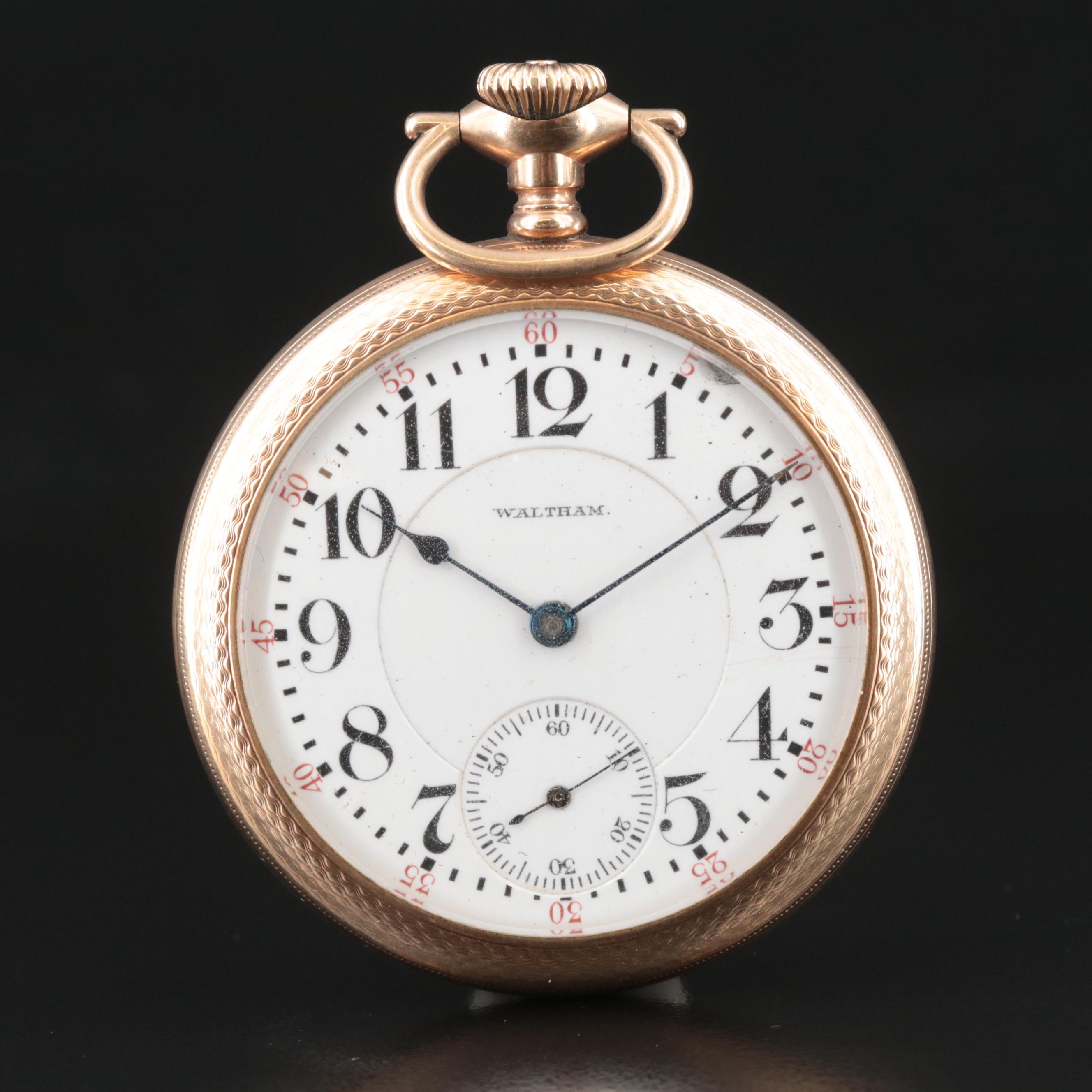 1913 Waltham Gold-Filled Pocket Watch