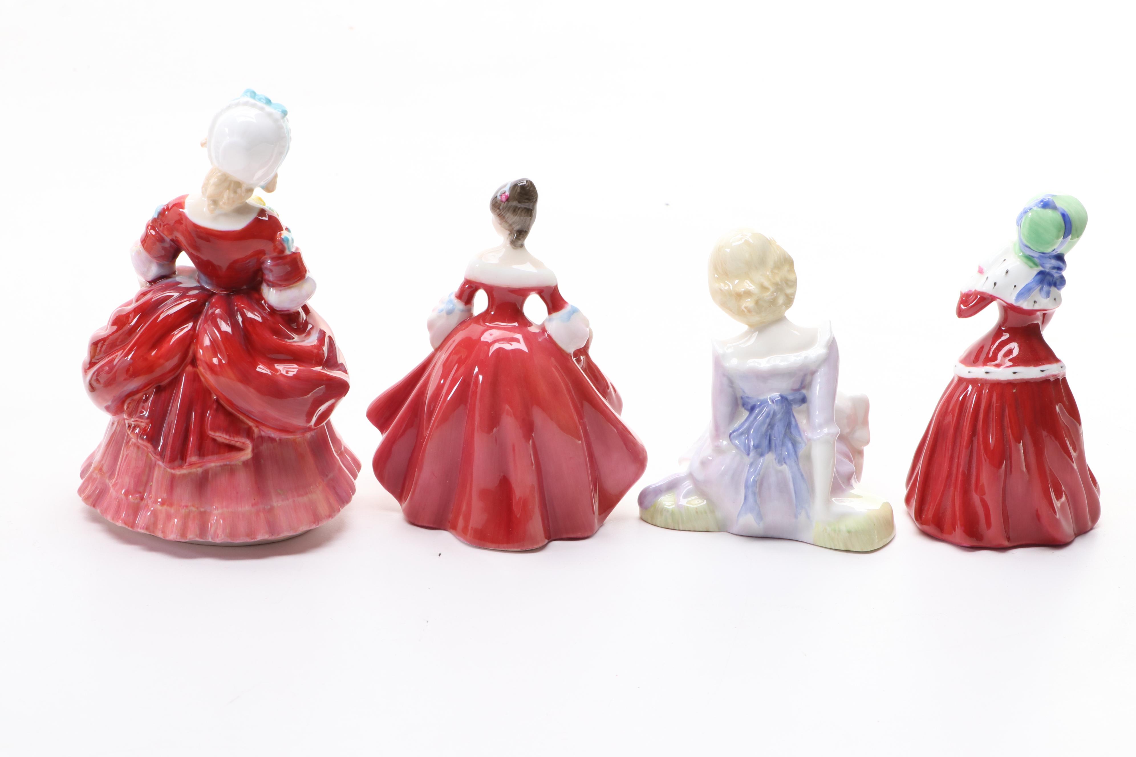 Royal Doulton Bone China and Porcelain Figurines Including "Bunnykins"