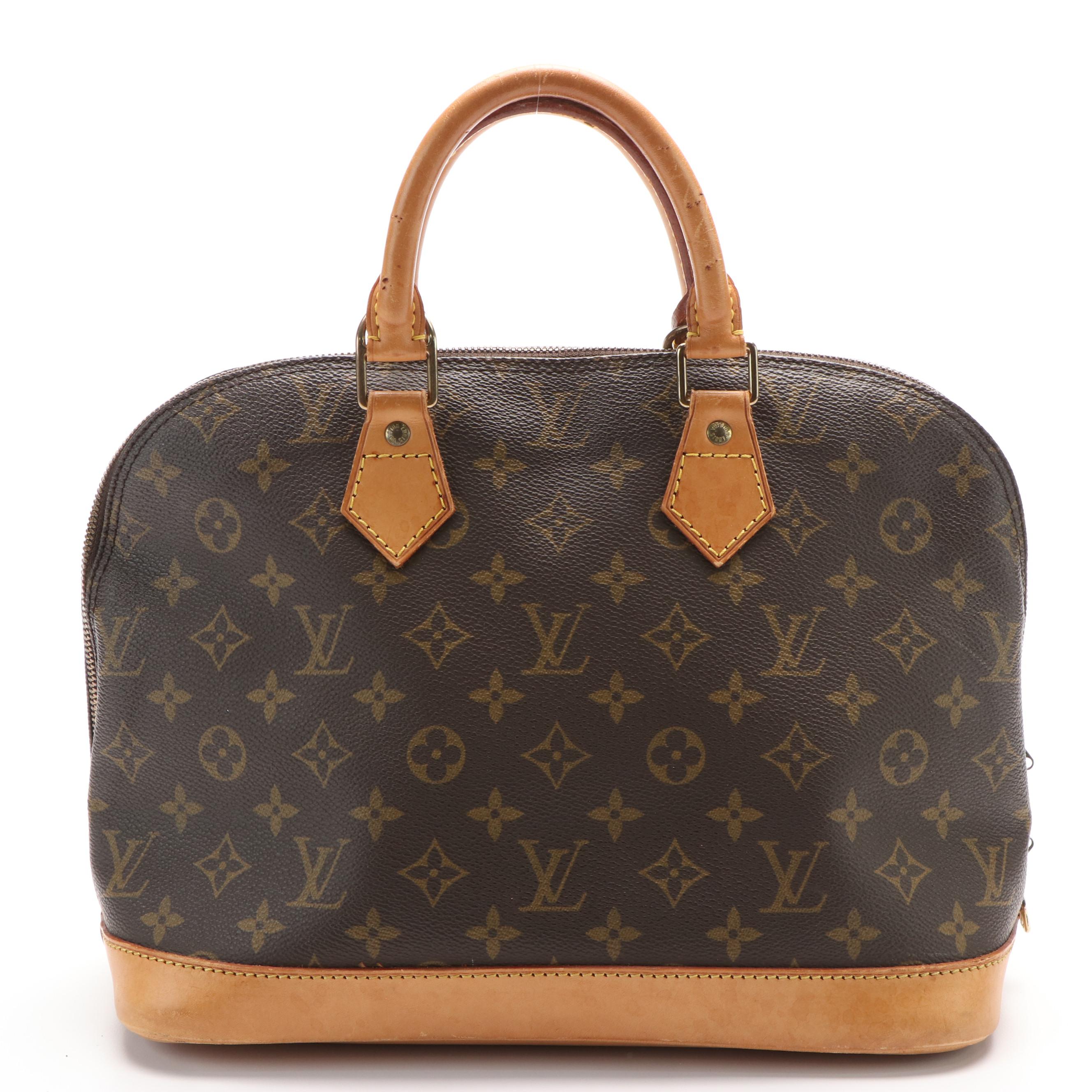 Louis Vuitton Monogram  Alma PM Canvas Top Handle Bag