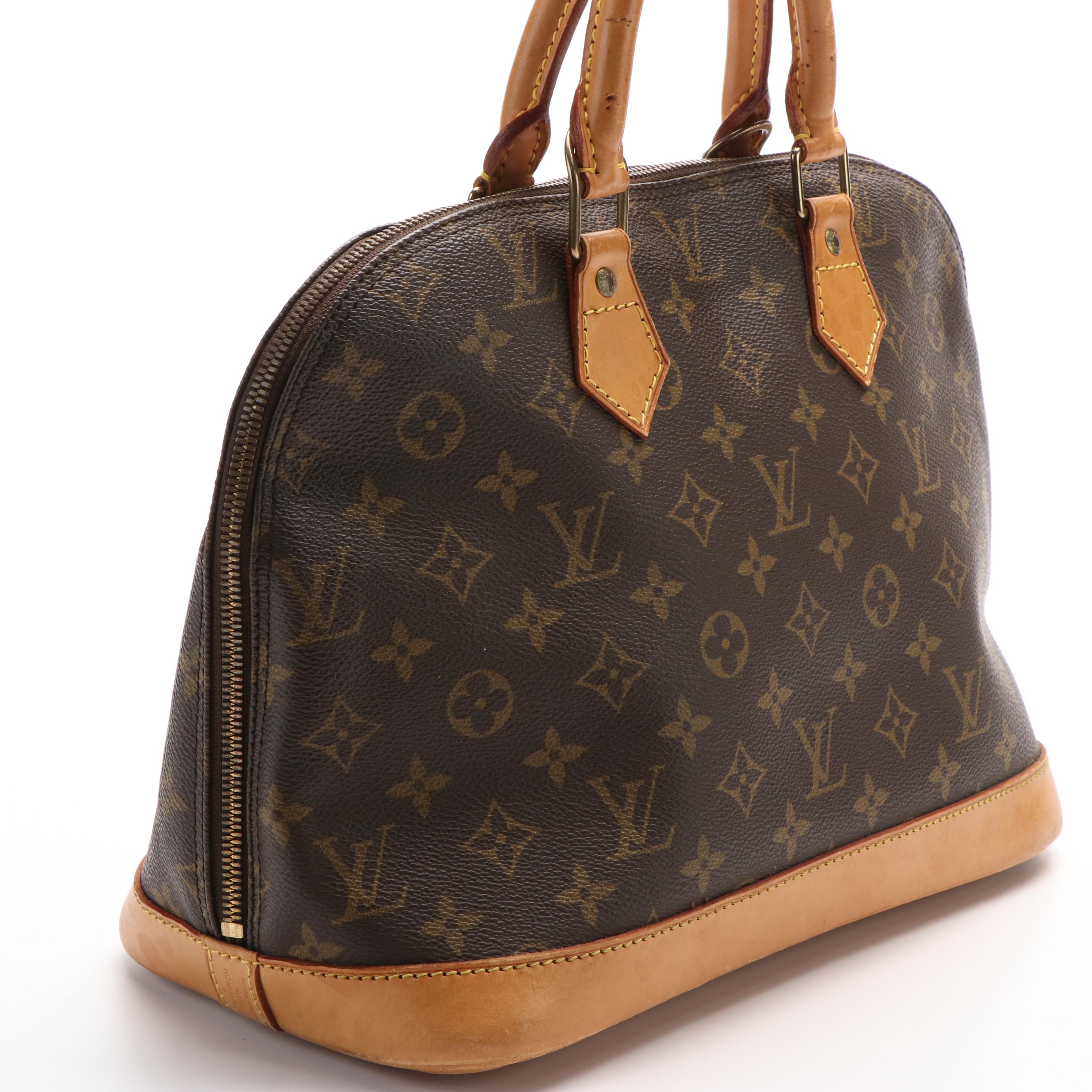Louis Vuitton Monogram  Alma PM Canvas Top Handle Bag