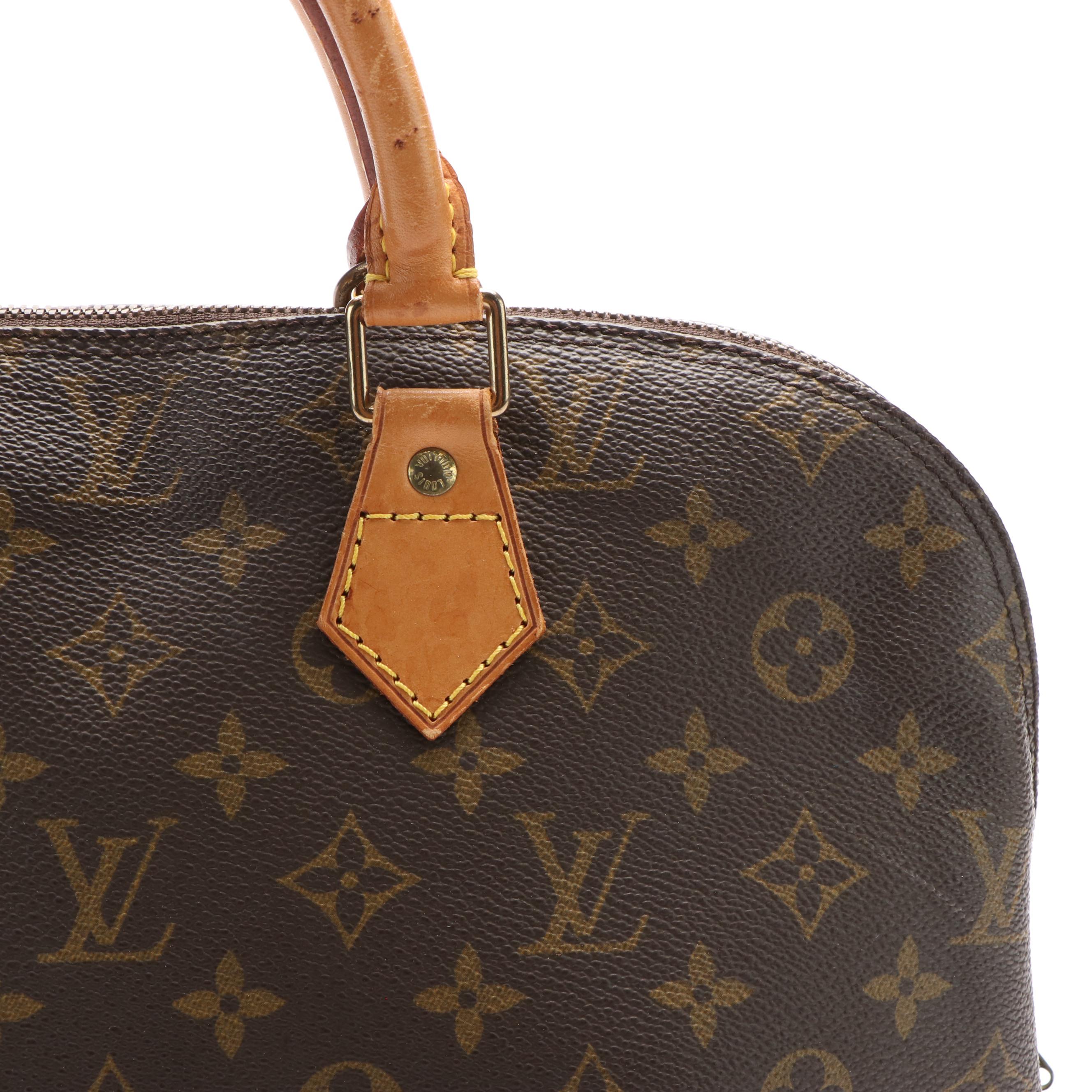 Louis Vuitton Monogram  Alma PM Canvas Top Handle Bag