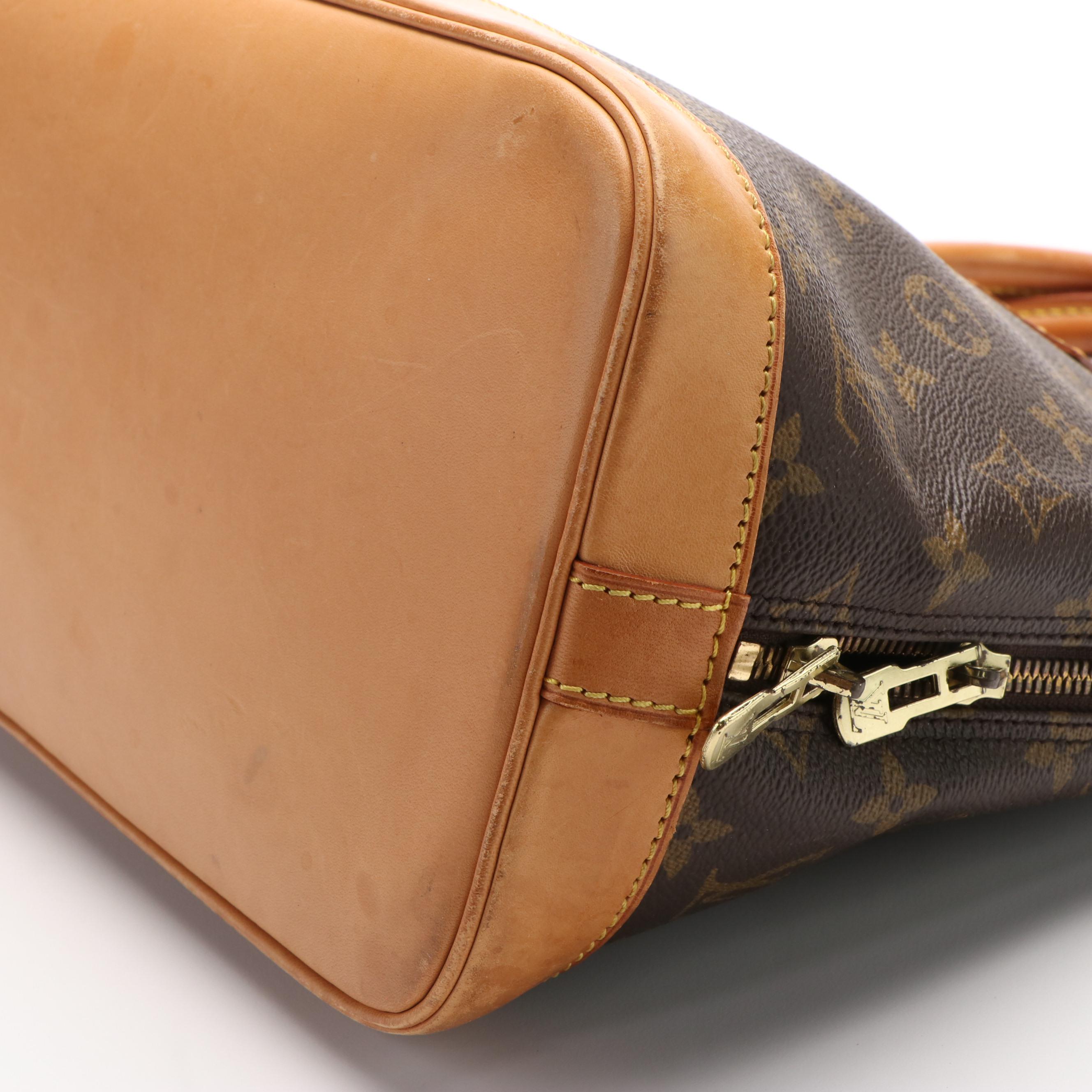 Louis Vuitton Monogram  Alma PM Canvas Top Handle Bag