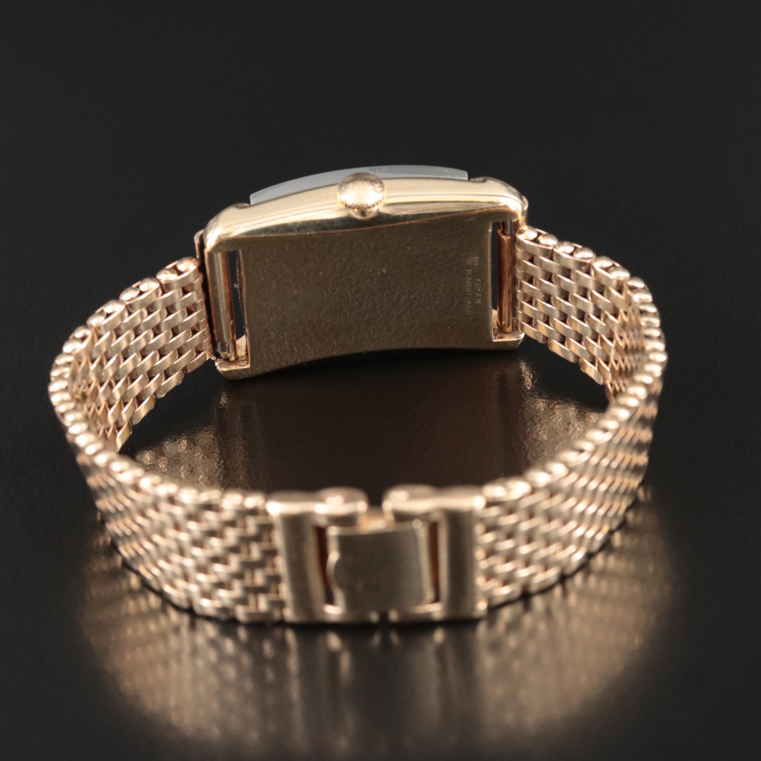 14K Gruen Veri-Thin Manual-Wind Vintage Watch