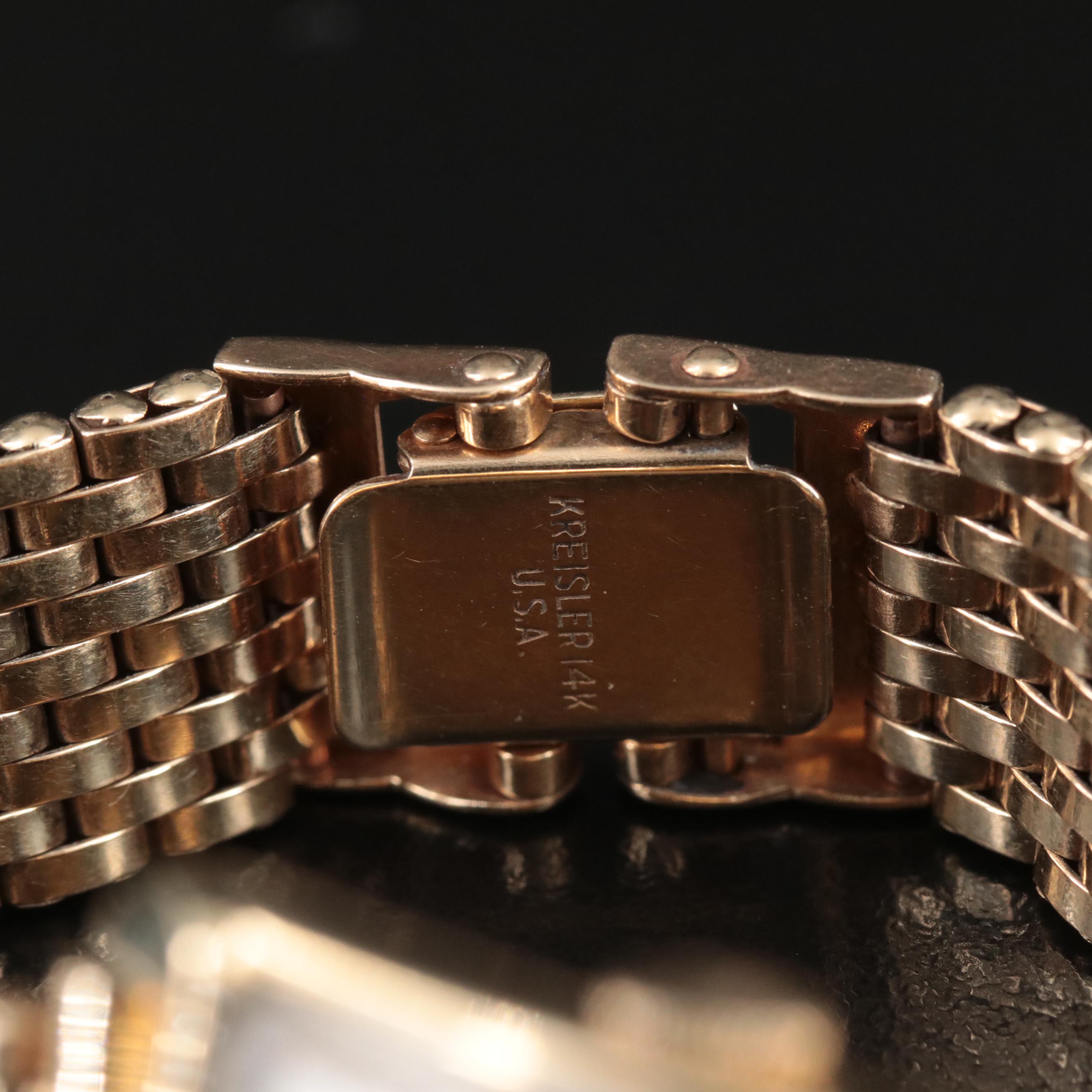 14K Gruen Veri-Thin Manual-Wind Vintage Watch