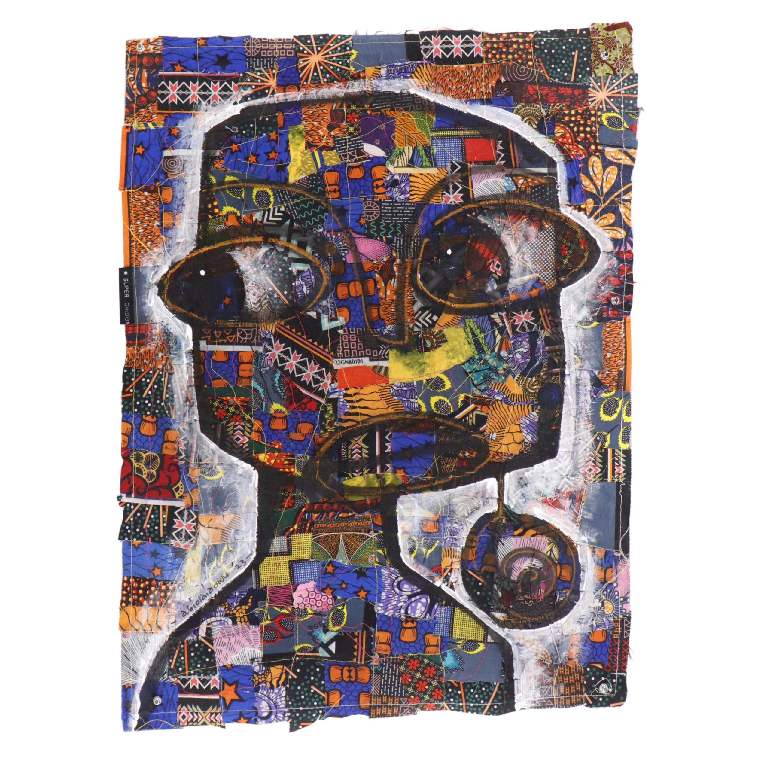 Abiola Idowu Figurative Mixed Media Painting, 2023