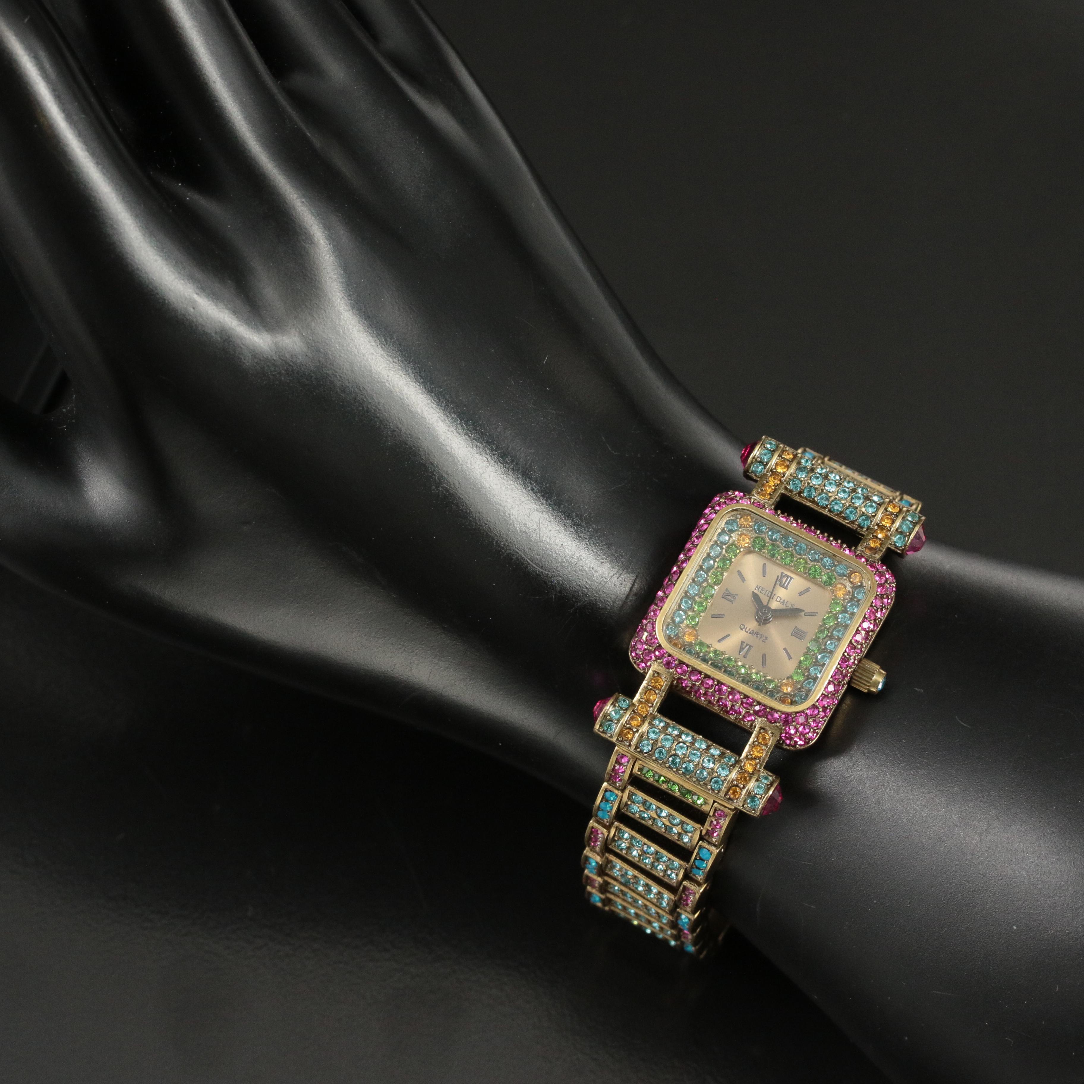 Heidi Daus Crystal Quartz Watch