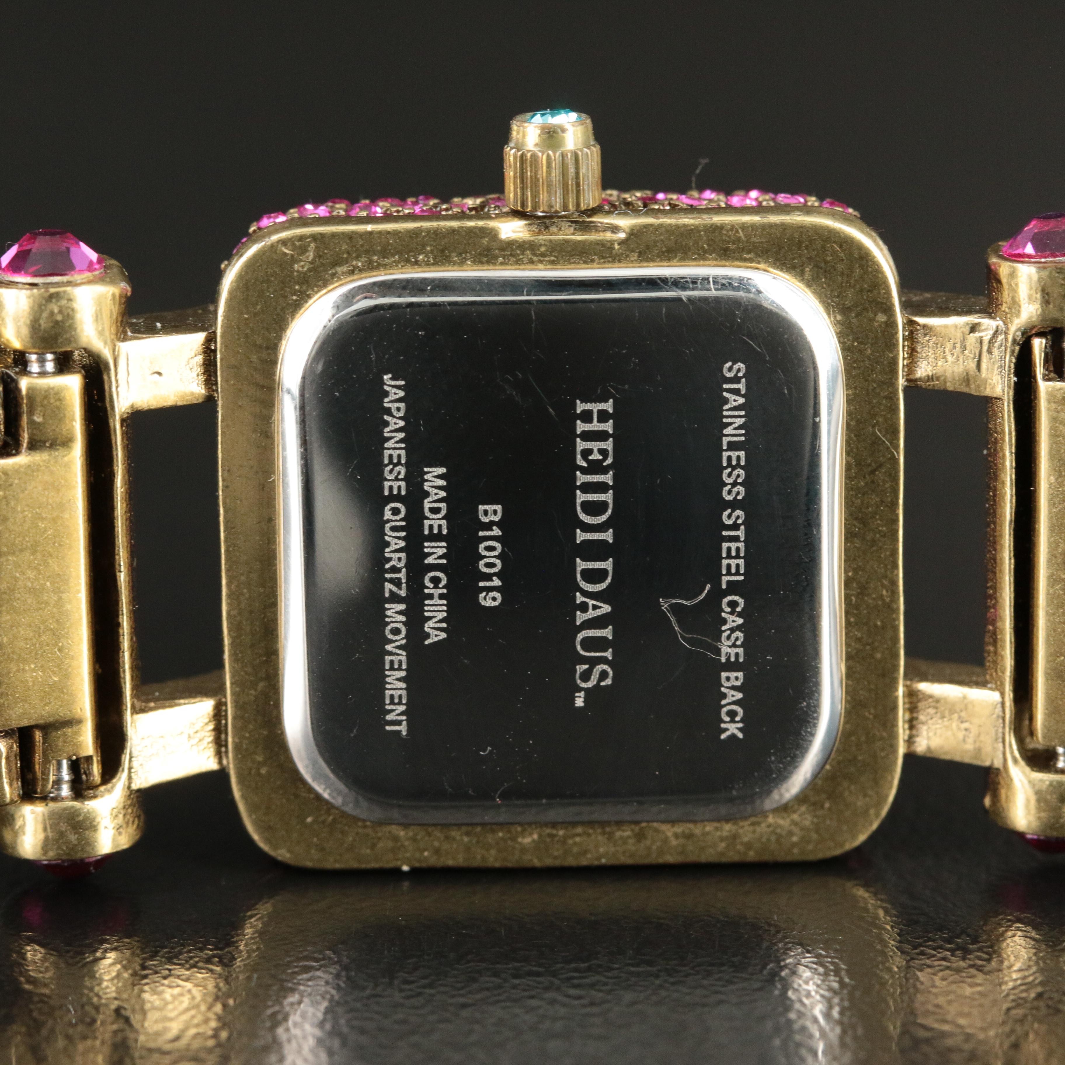 Heidi Daus Crystal Quartz Watch