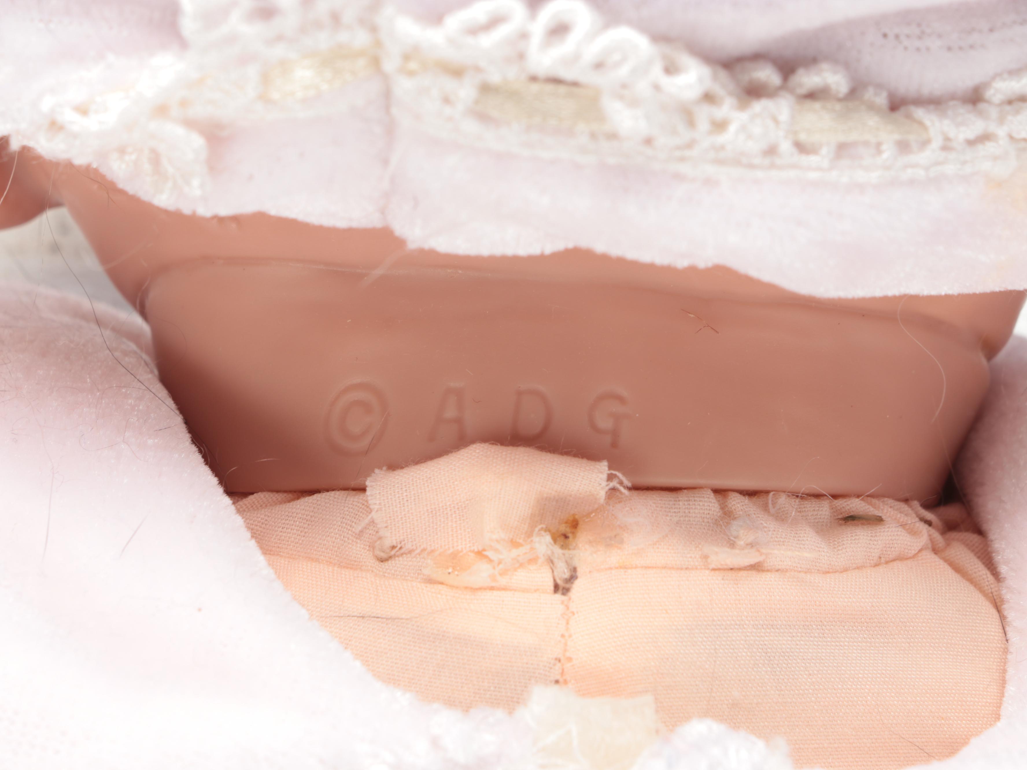 Ashton-Drake Galleries Baby Dolls with Wooden Cradle