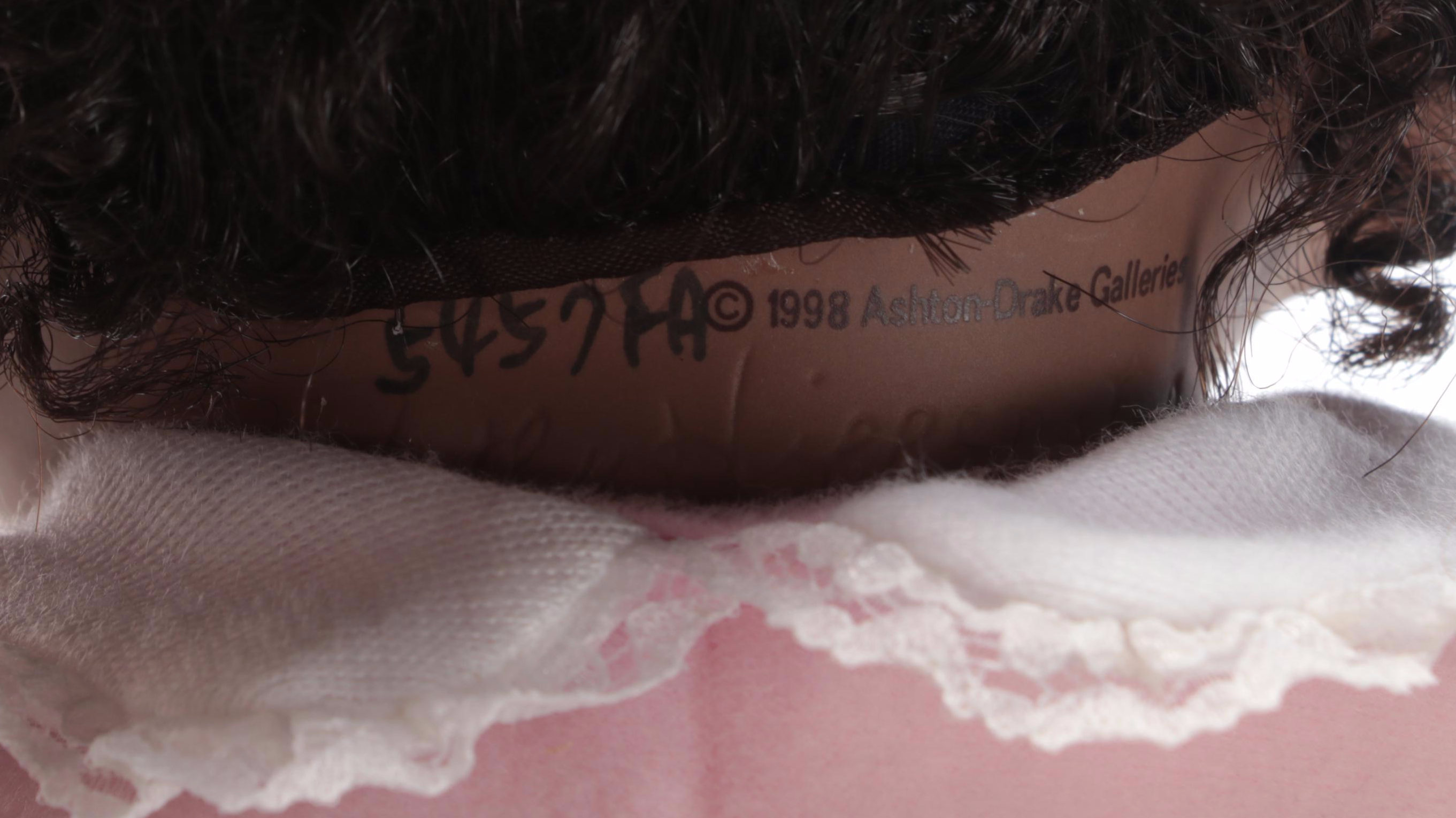 Ashton-Drake Galleries Baby Dolls with Wooden Cradle