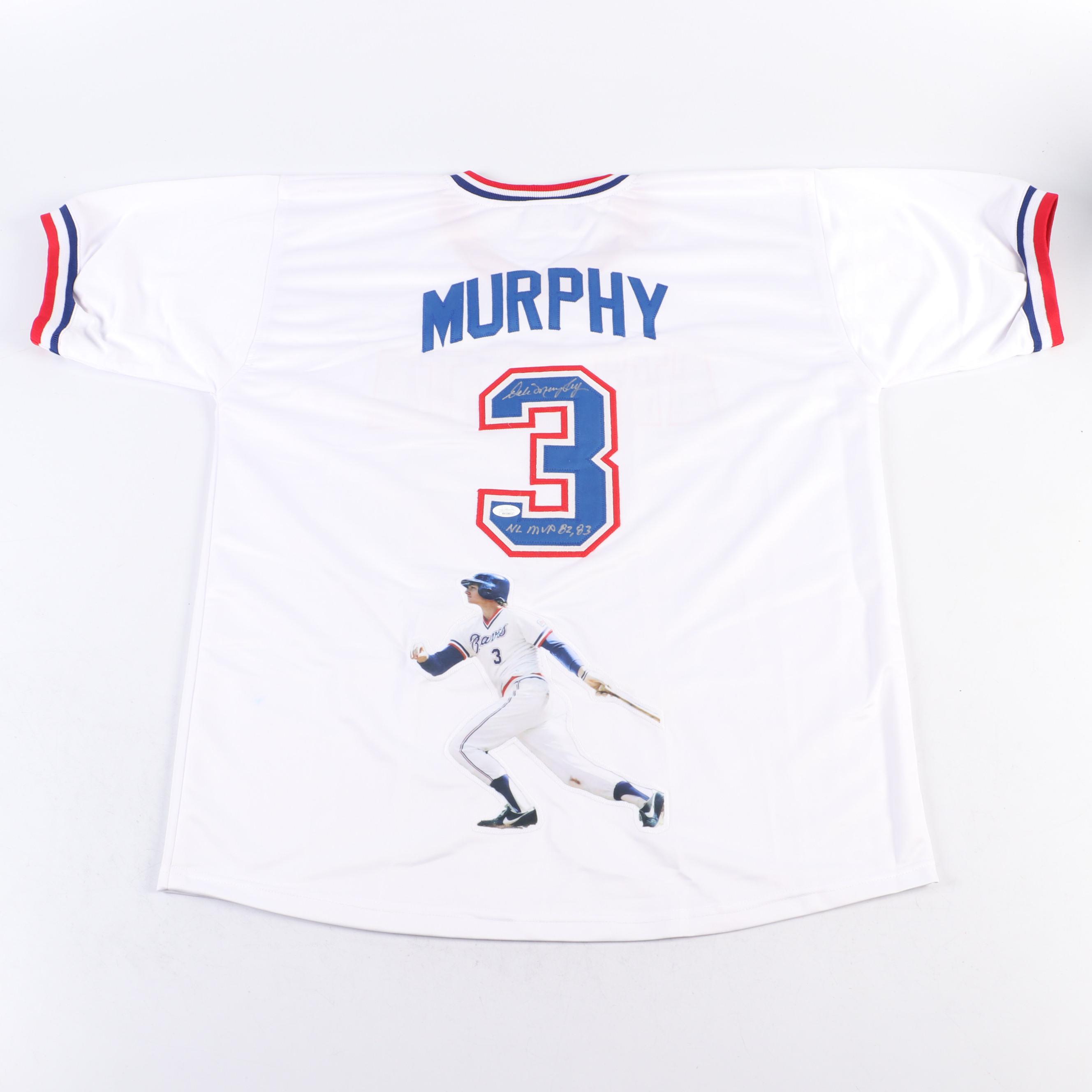 Dale Murphy Signed Atlanta Braves Stitched Baseball Jersey