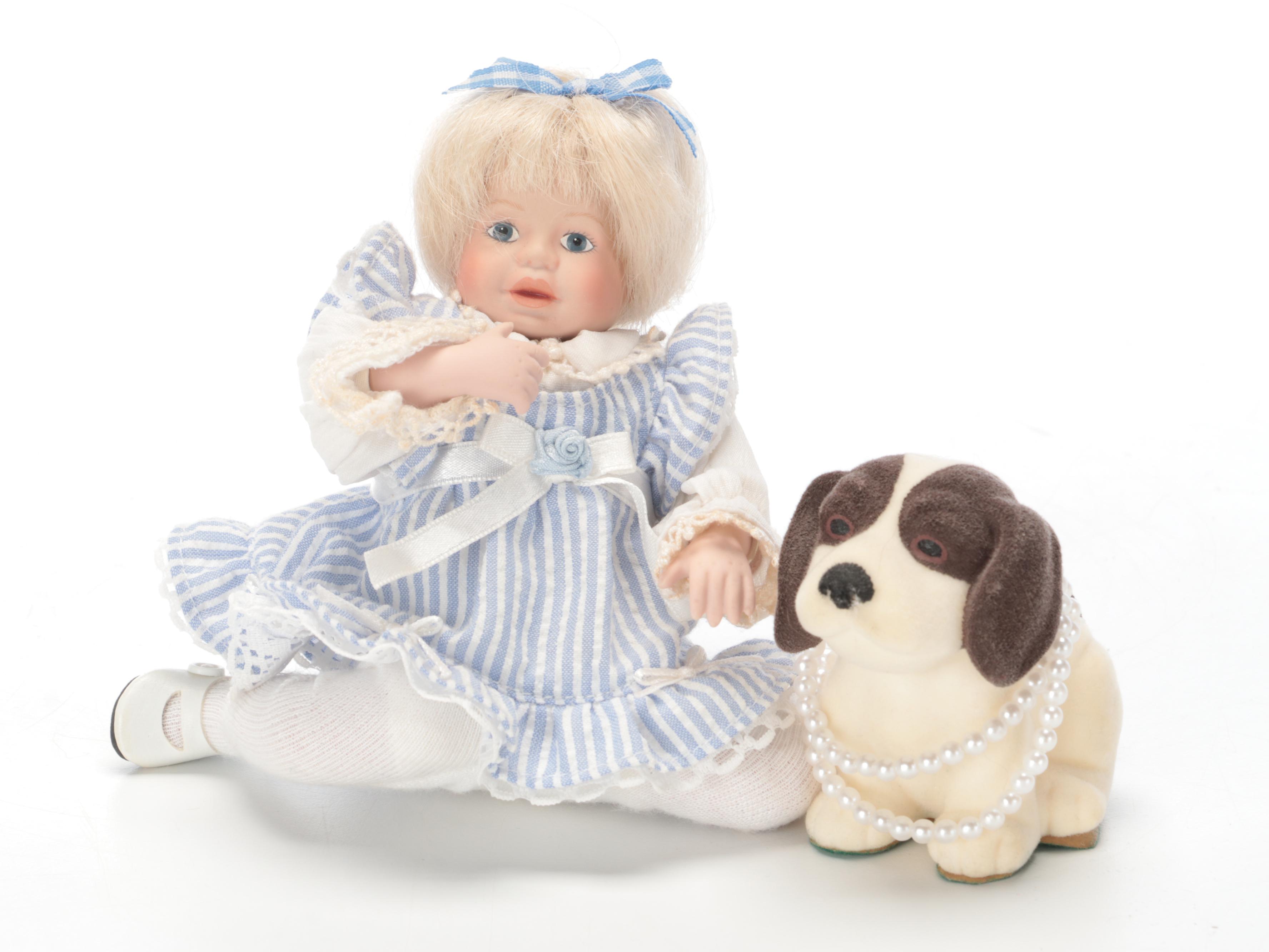 The Danbury Mint Miniature Porcelain Dolls