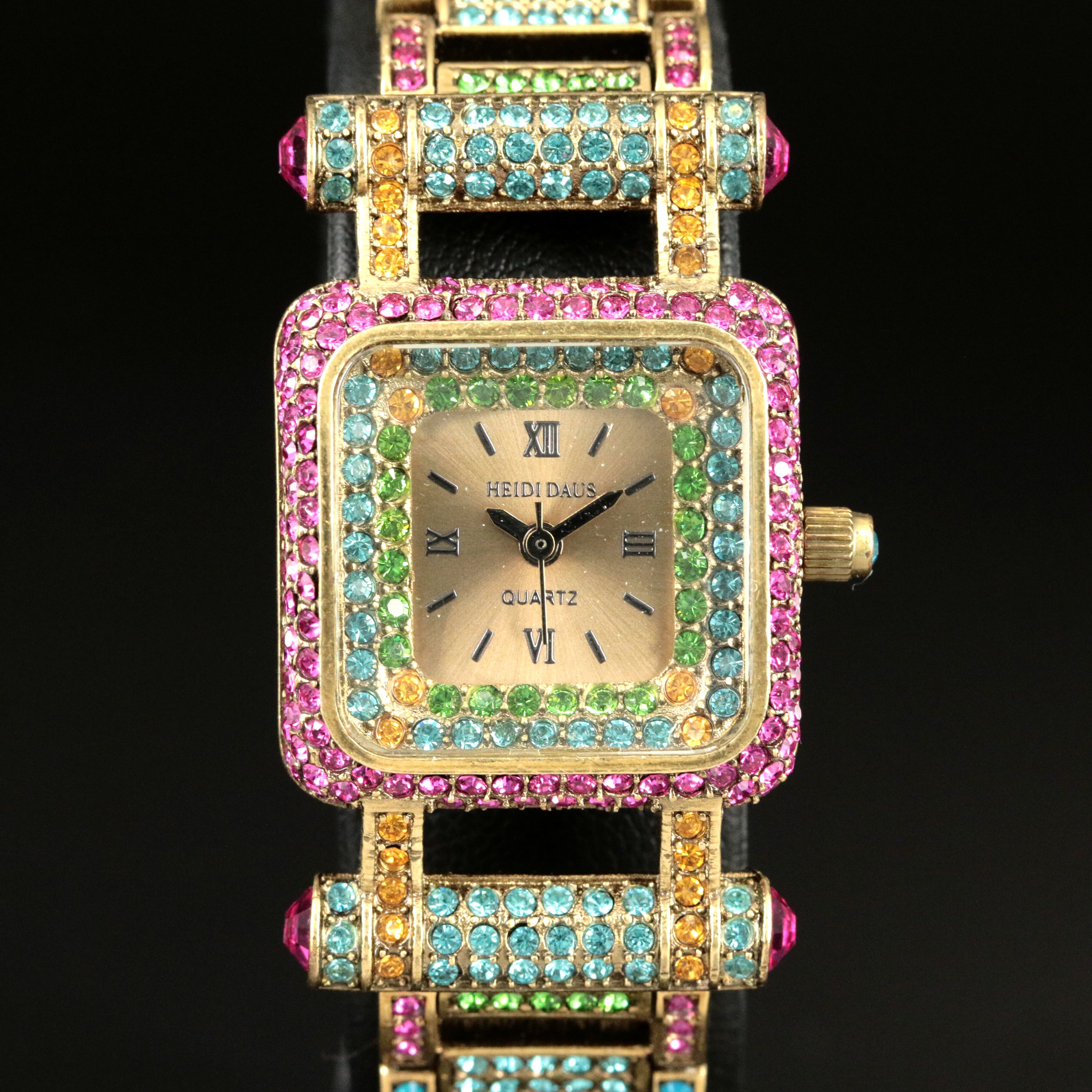 Heidi Daus Crystal Quartz Watch
