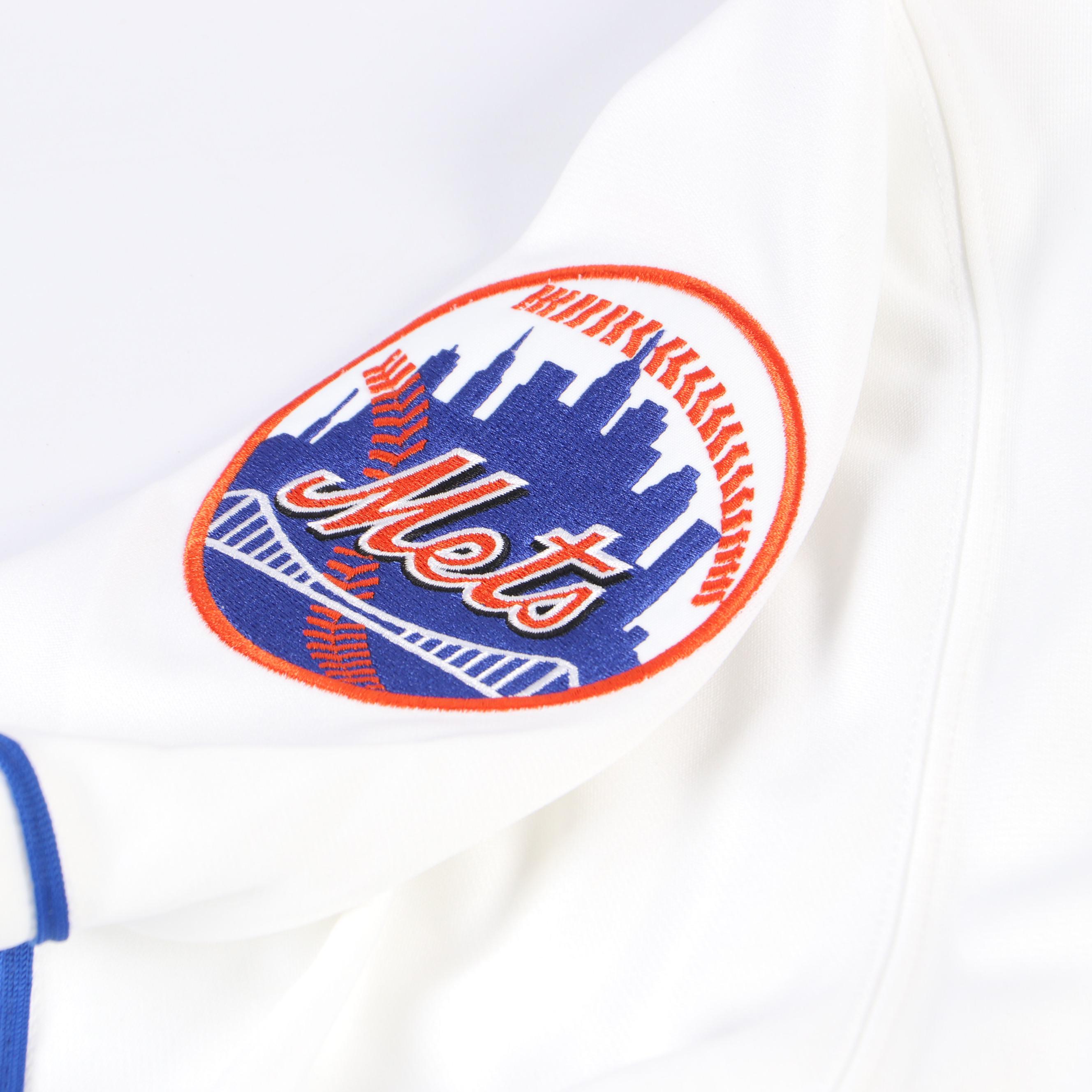 Mike Piazza Signed New York Mets 9/11 Stitched Mitchell and Ness Baseball Jersey