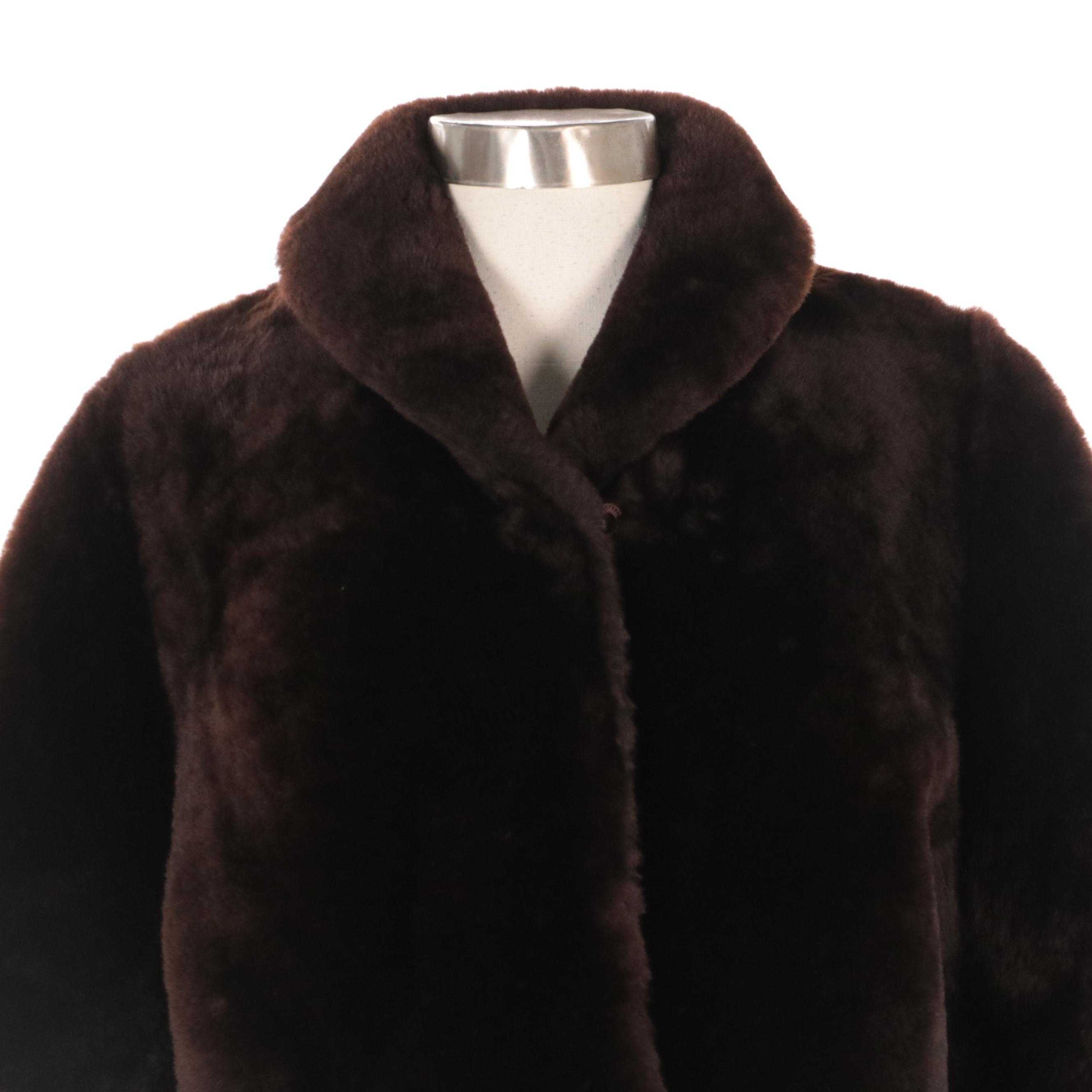 fur shawl collar
