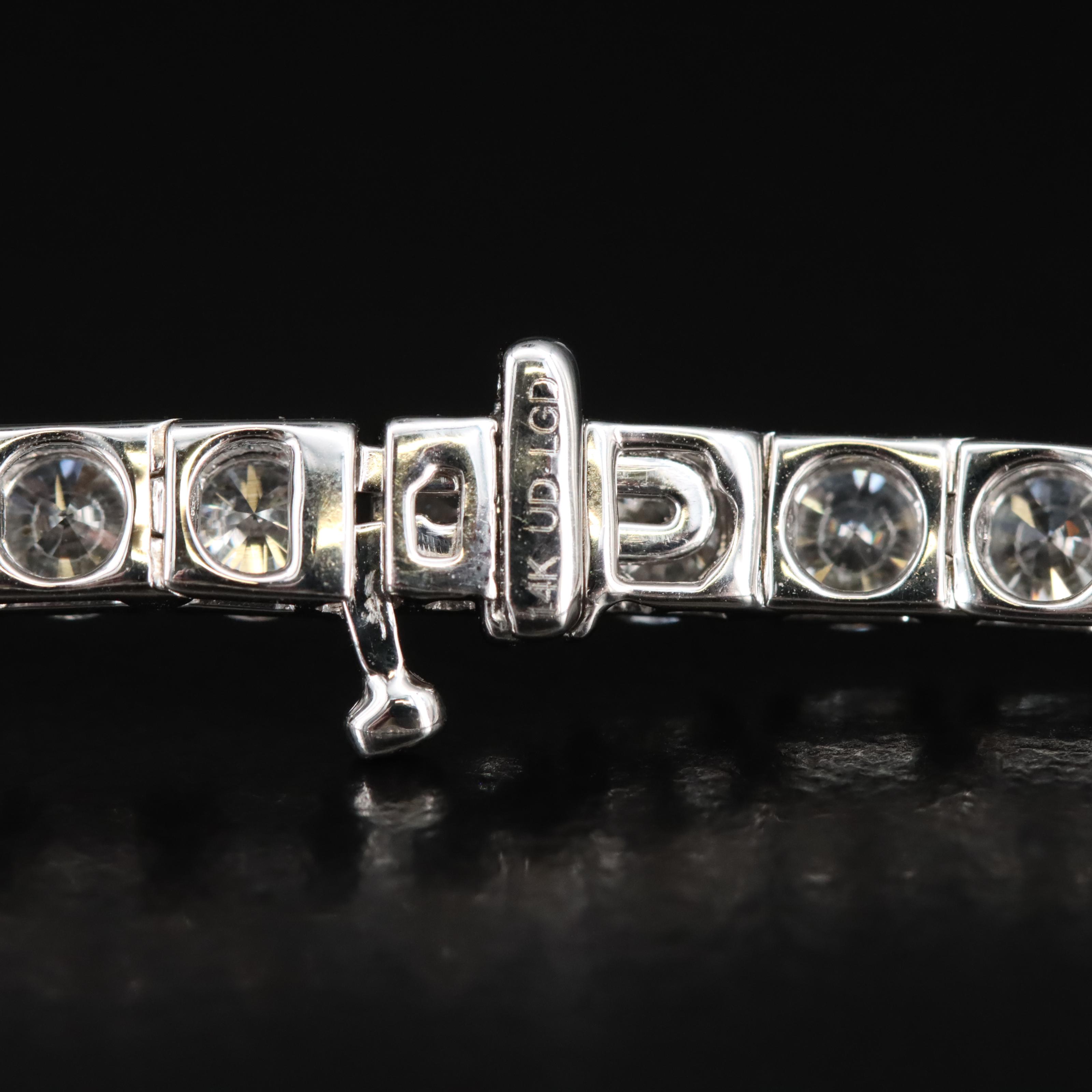 14K 8.20 CTW Lab Grown Diamond Line Bracelet