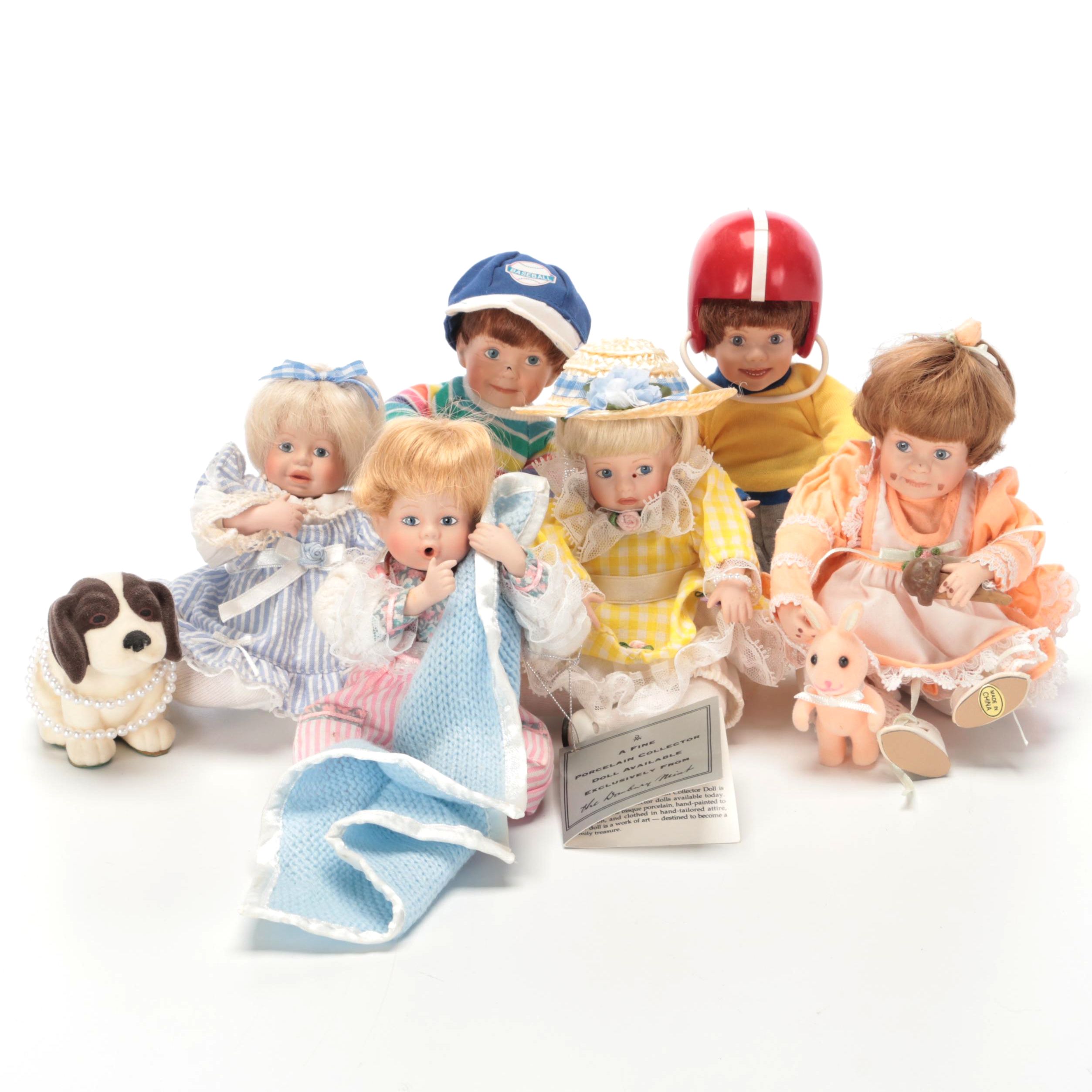 The Danbury Mint Miniature Porcelain Dolls