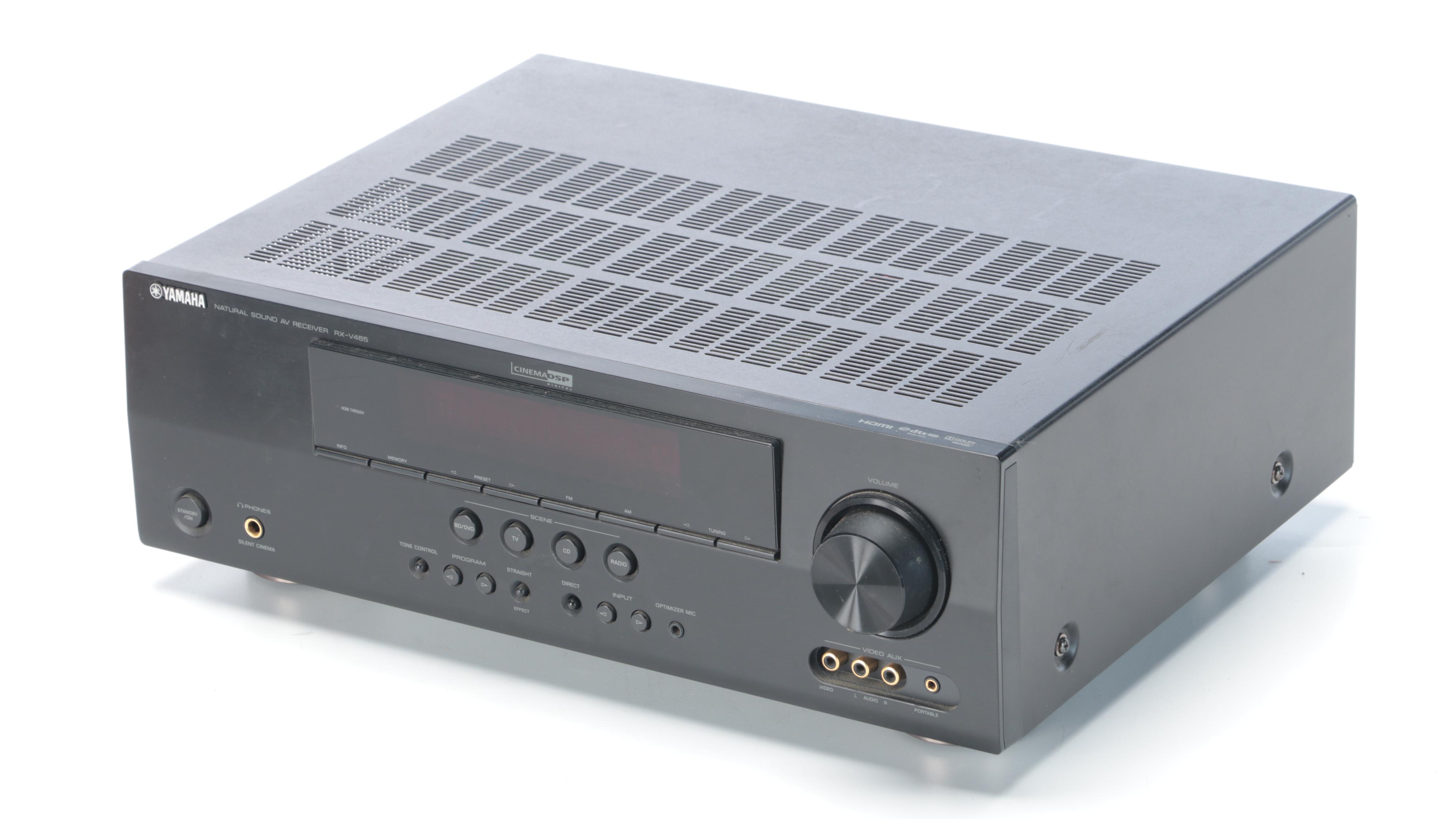 Yamaha RX-V465 AV Receiver with Teac and Acoustic Audio Speakers