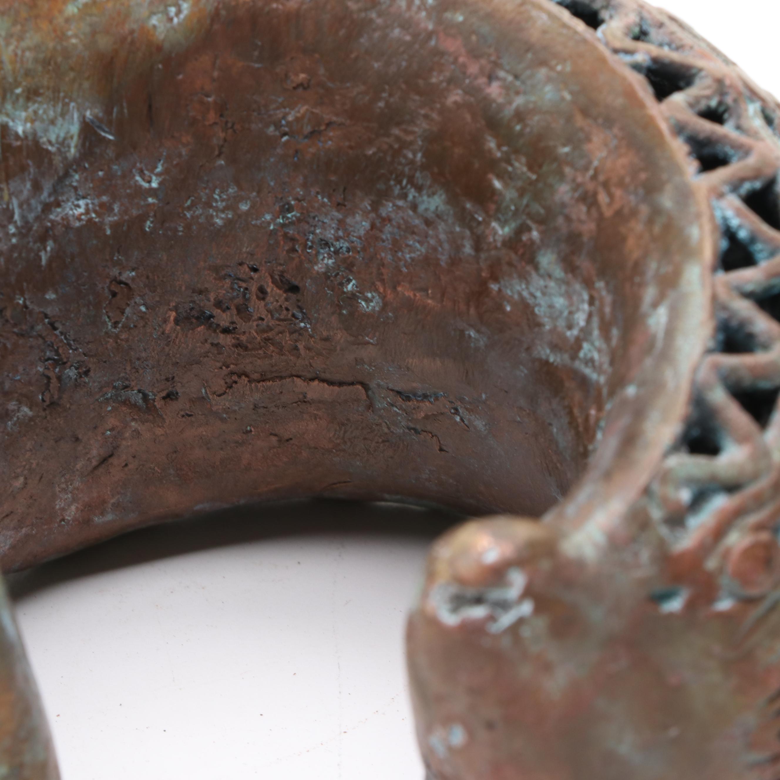 Bamum Style Metal Currency Bracelet