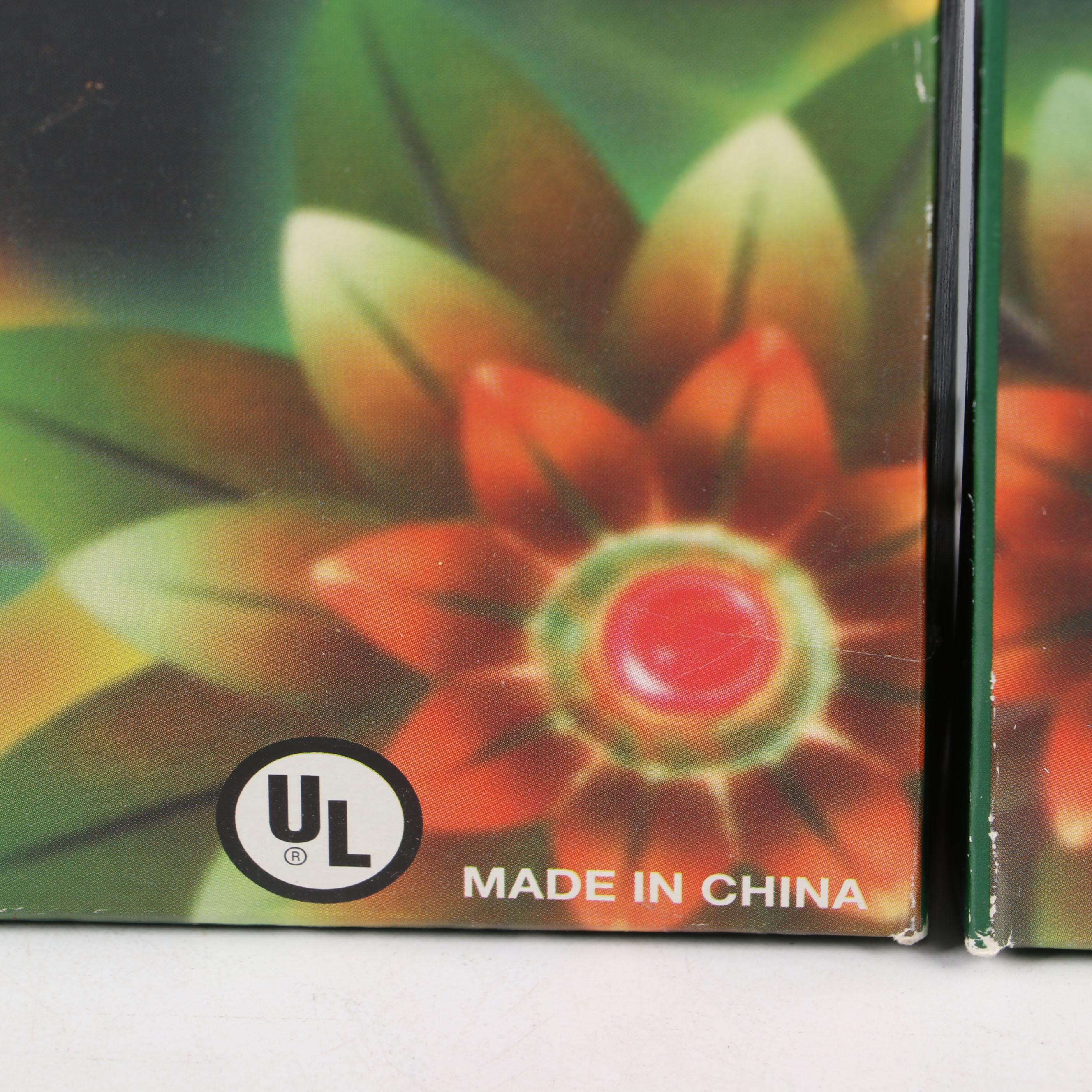 Reed & Barton Silver Plate Bells with Hand-Painted Glass Ornaments and More