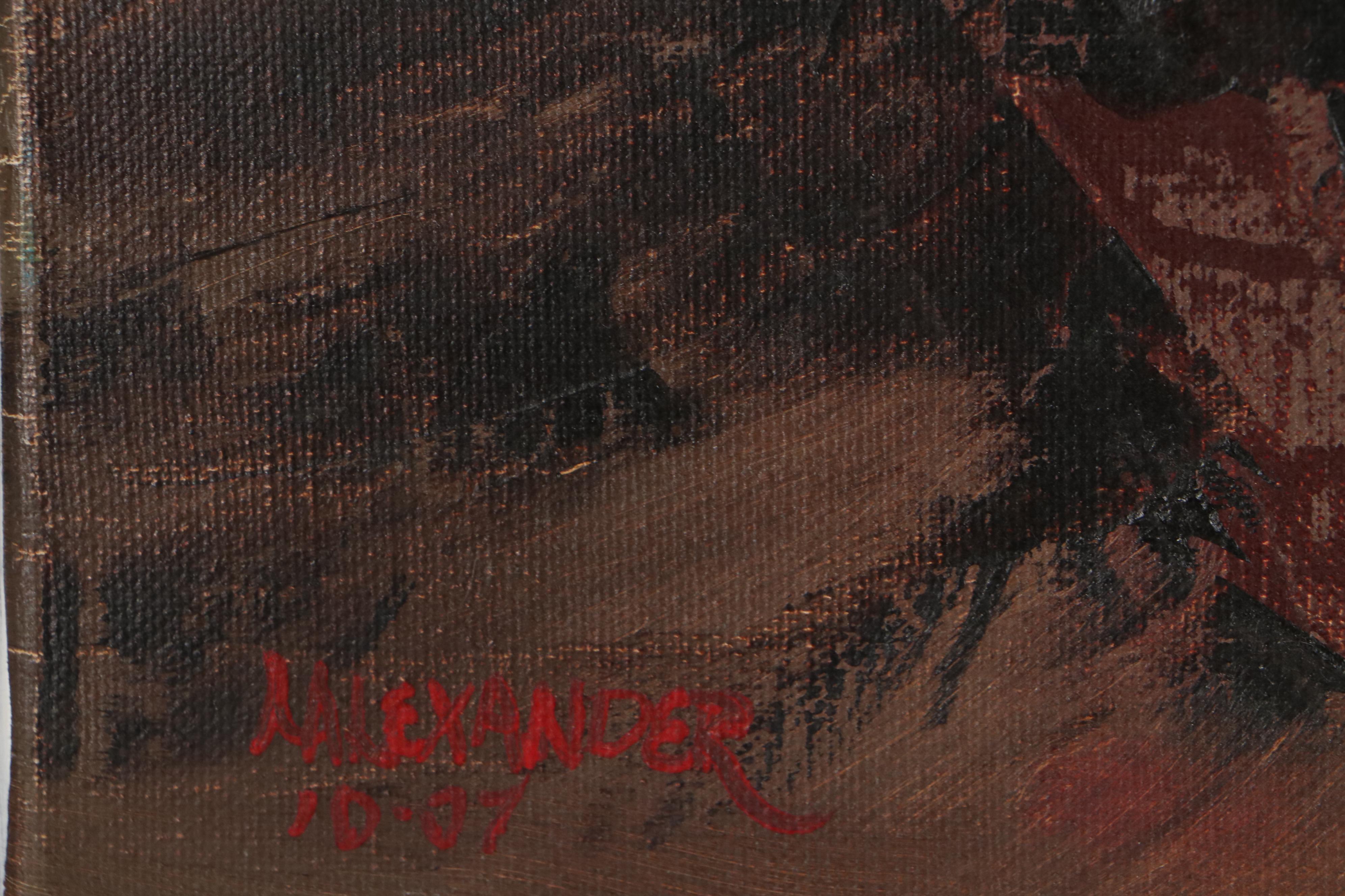 Leslie Alexander Oil Painting "Free," 2007