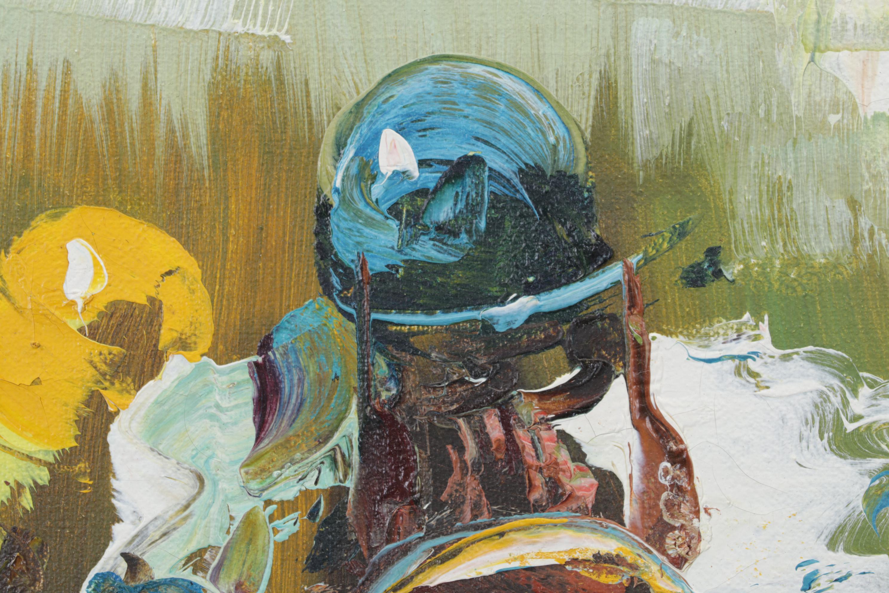 Anthony Veccio Equestrian Oil Painting, Late 20th Century