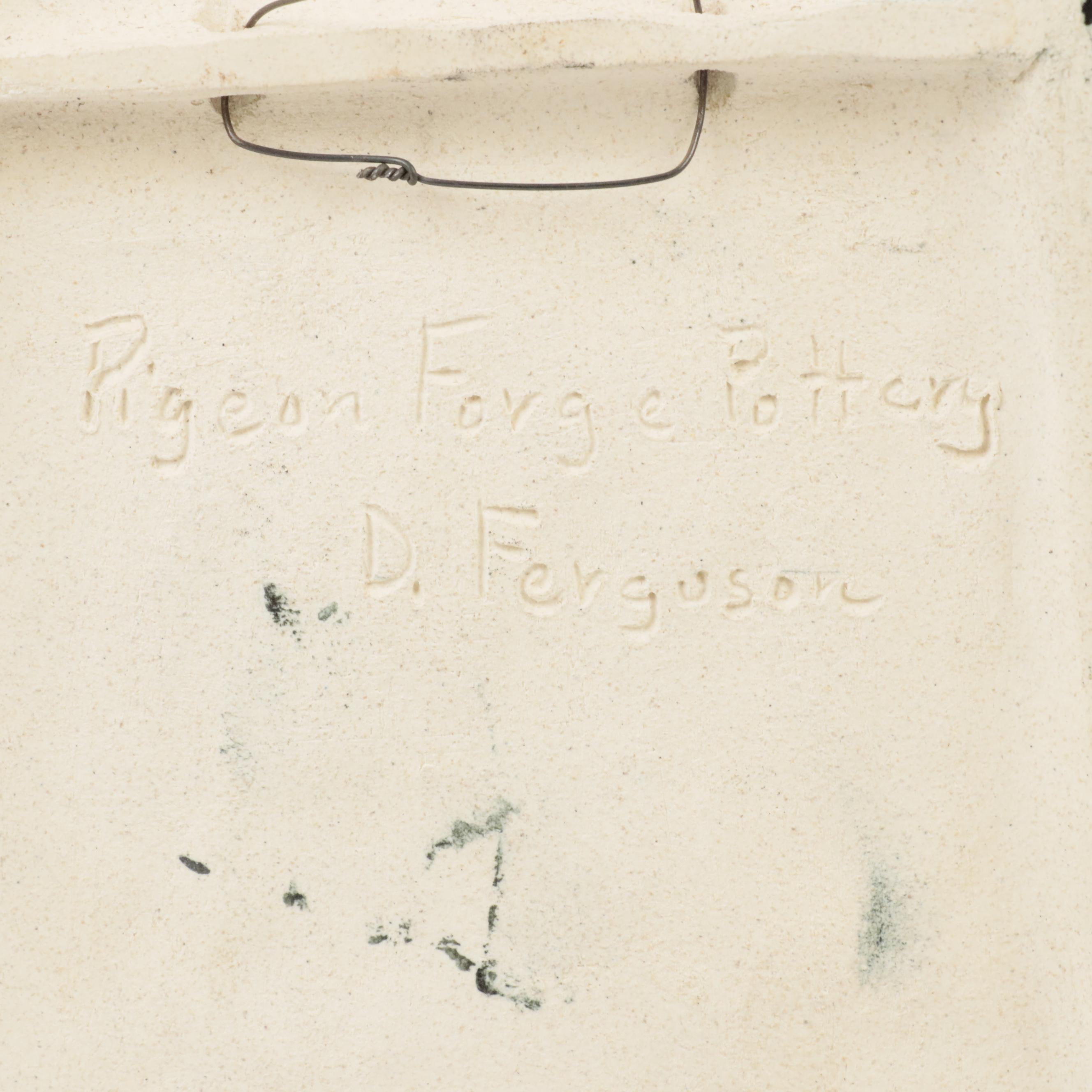 Douglas Ferguson for Pigeon Forge Pottery Owl Wall Art