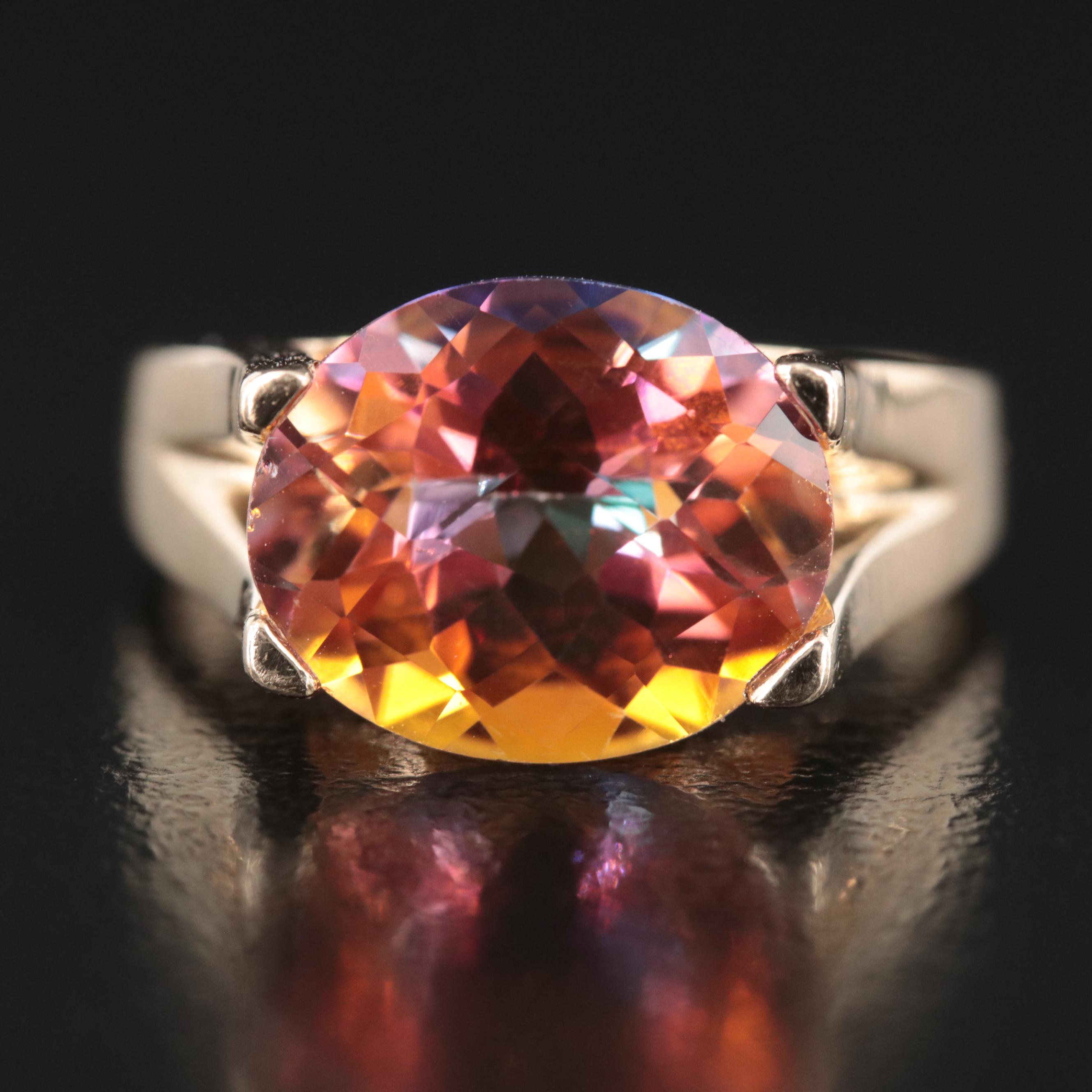 14K Topaz Ring