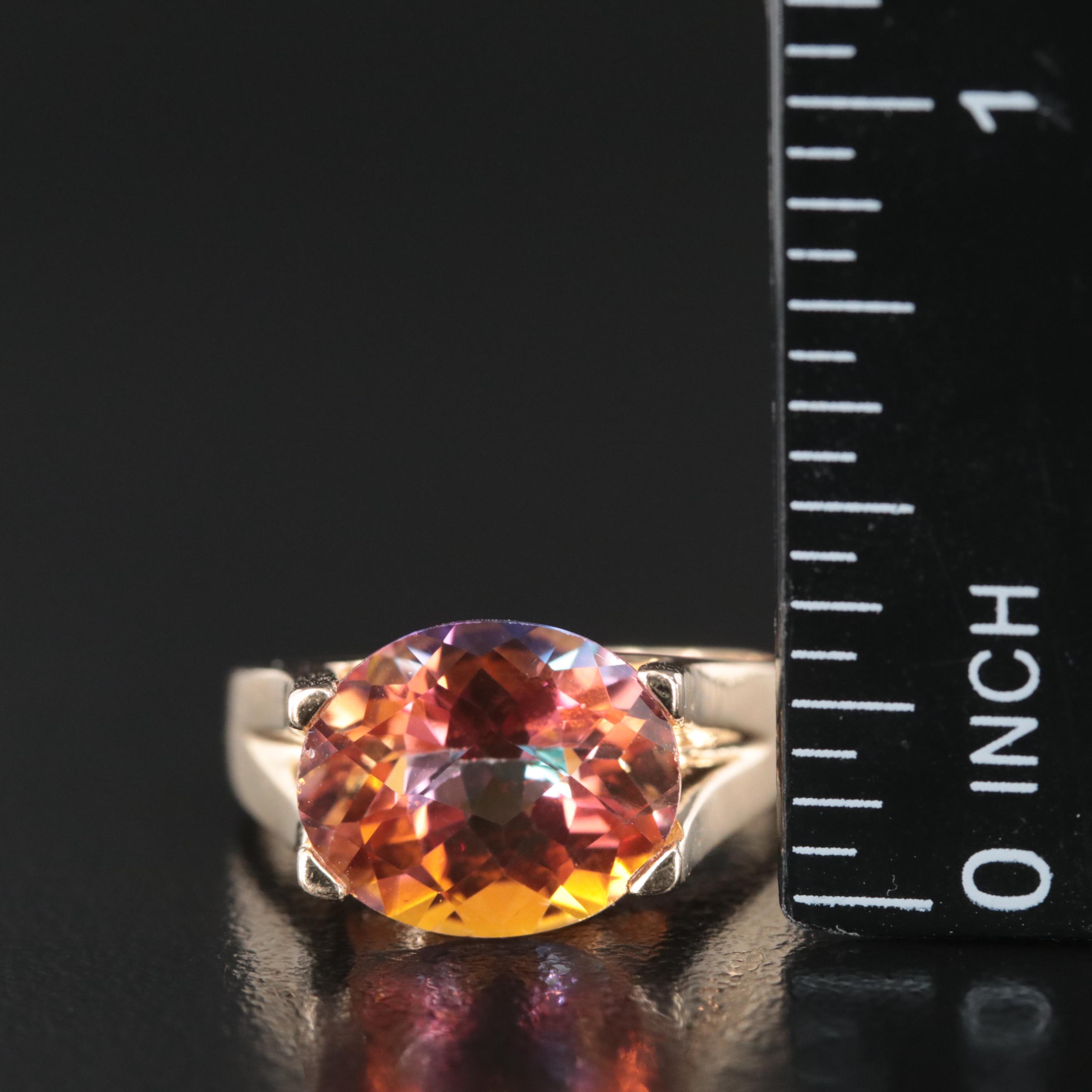 14K Topaz Ring