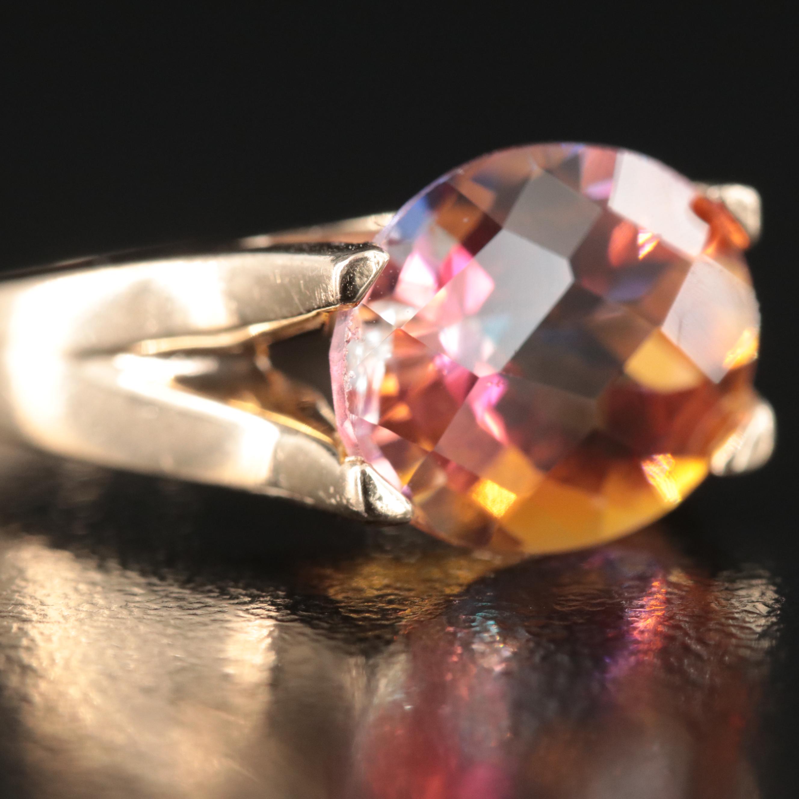 14K Topaz Ring